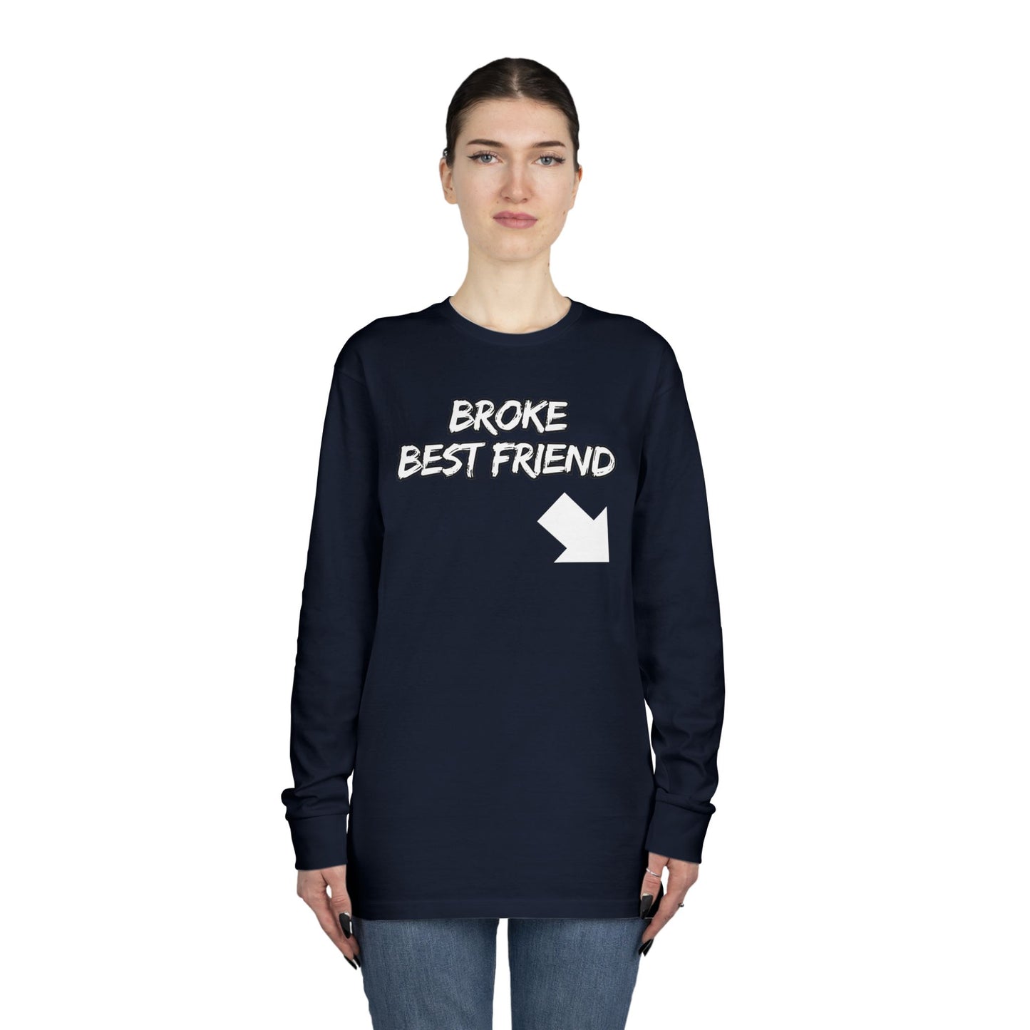 Bestfriend 1| Long Sleeve Crewneck Tee