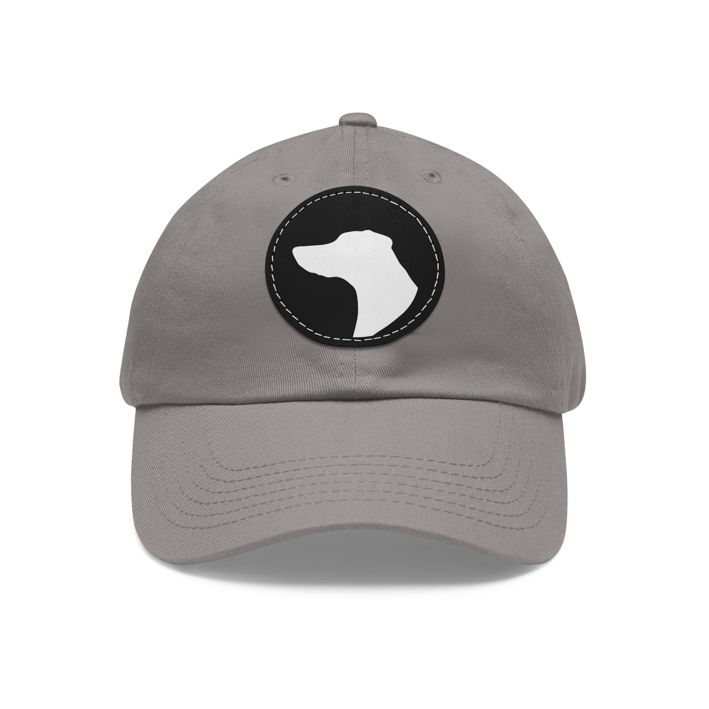N 1 Dad Hat with Leather Patch (Round)