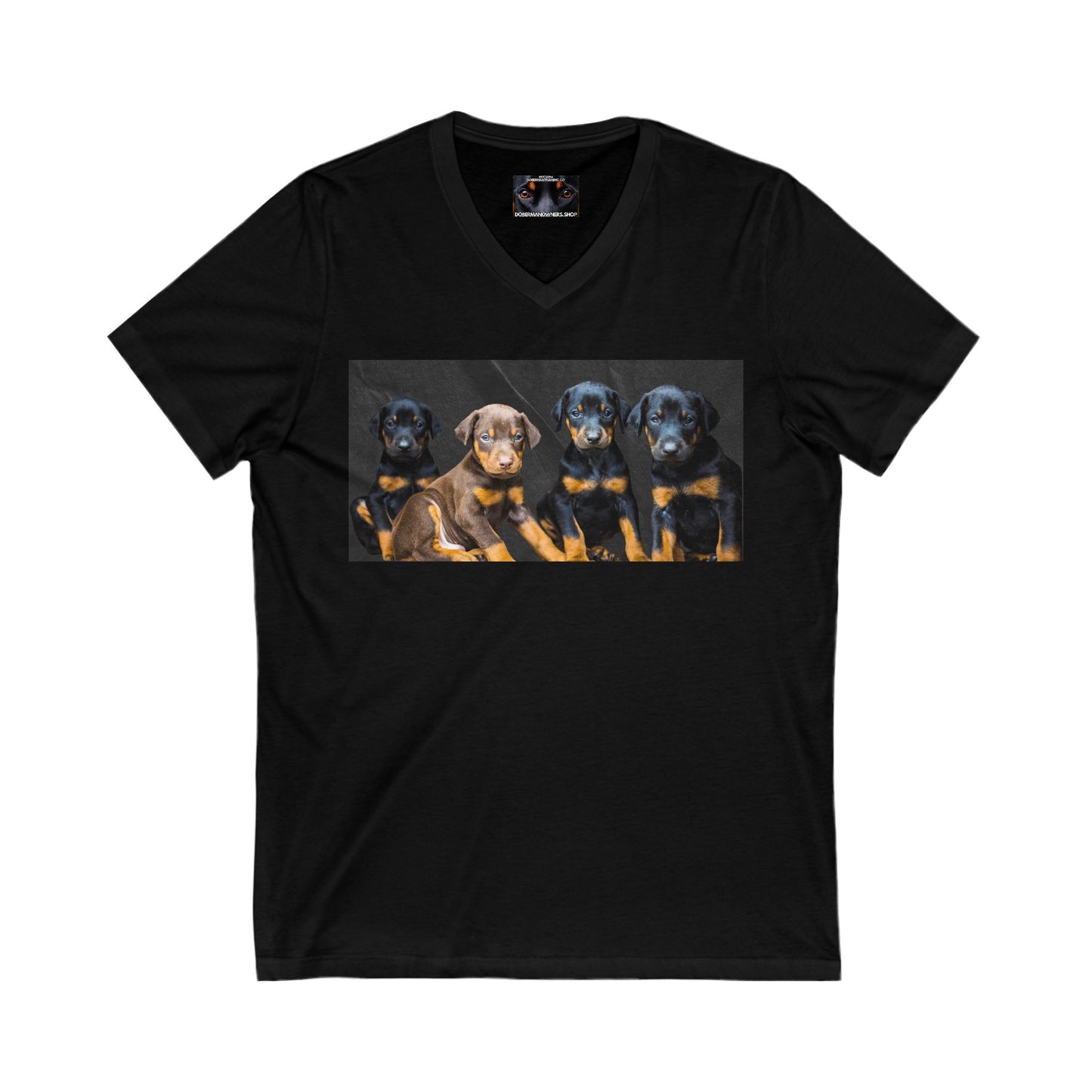 The Crew Private Label Unisex Jersey Short Sleeve V-Neck Tee