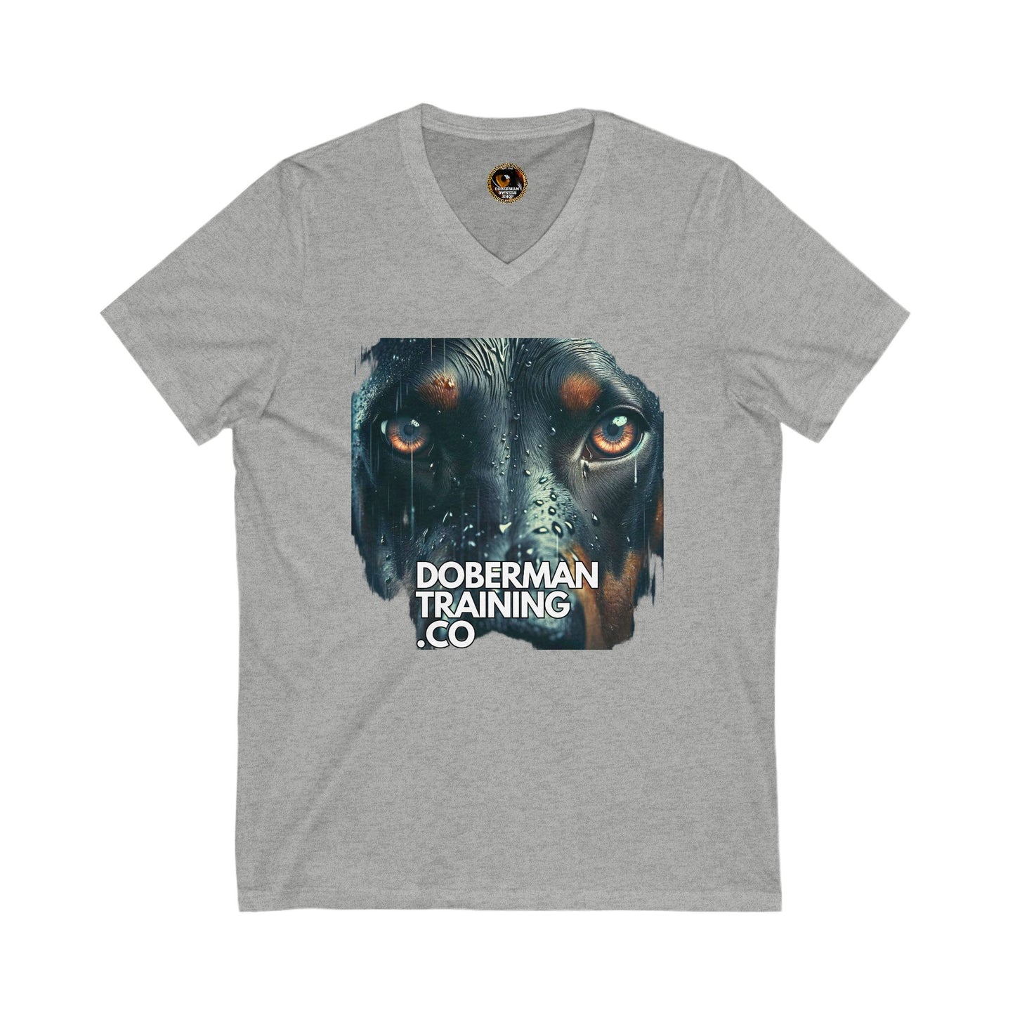 DTT 2 Private Lable Unisex Jersey Short Sleeve V-Neck Tee