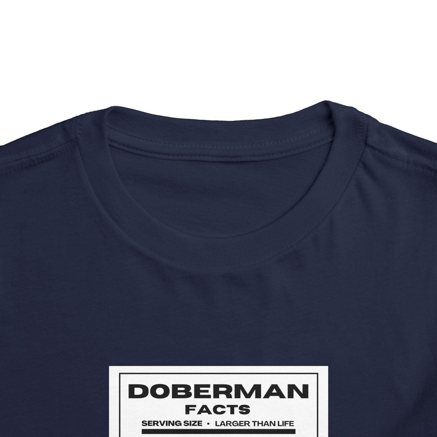 Doberman Facts 1 Toddler Short Sleeve Tee