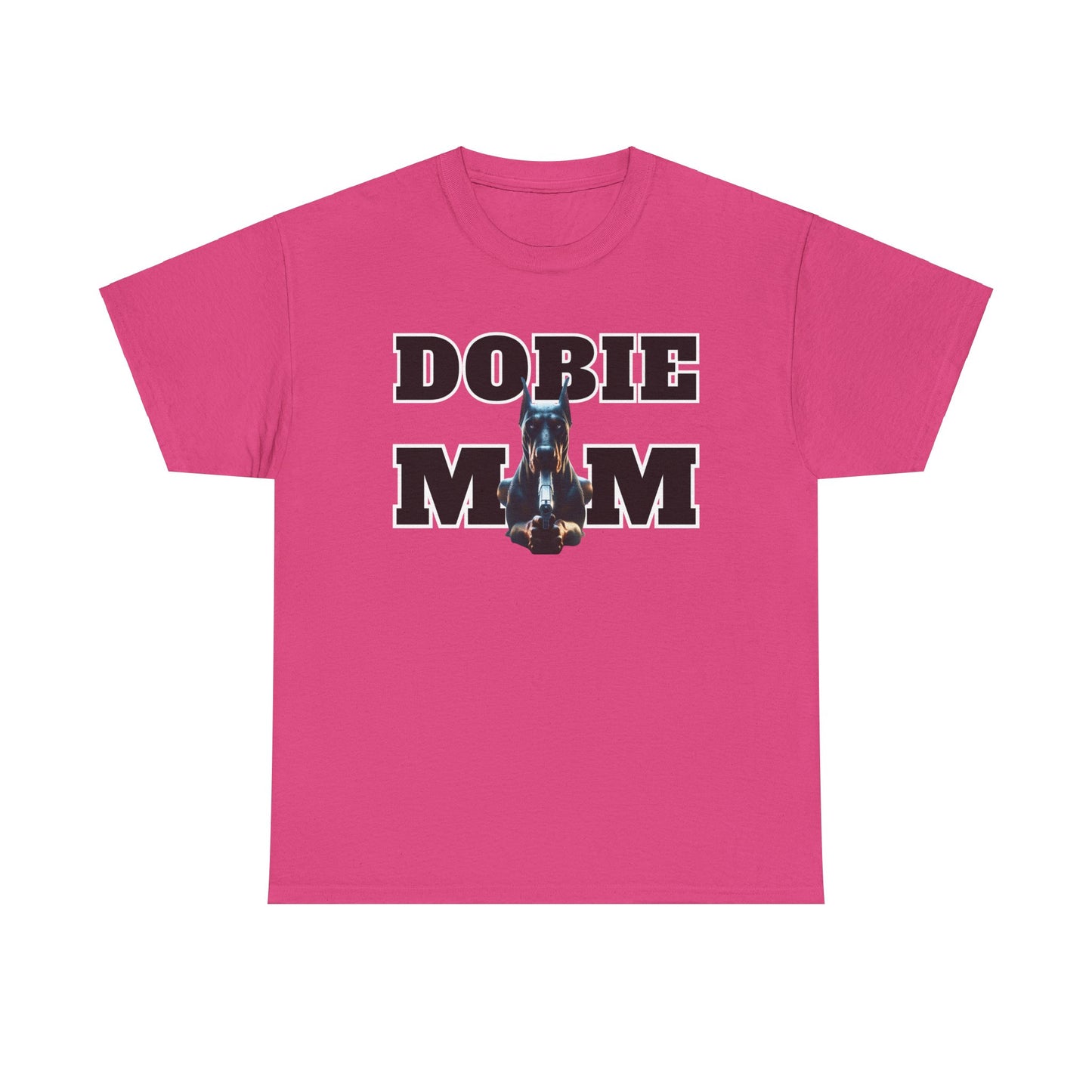 Dobie Mom 06 2025 Unisex Heavy Cotton Tee