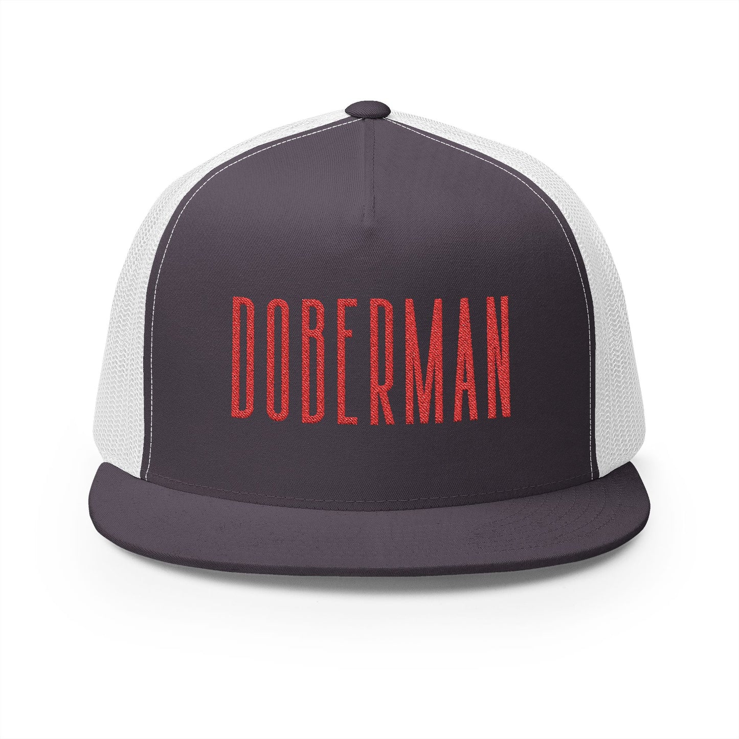Doberman 3 Panel Trucker Cap
