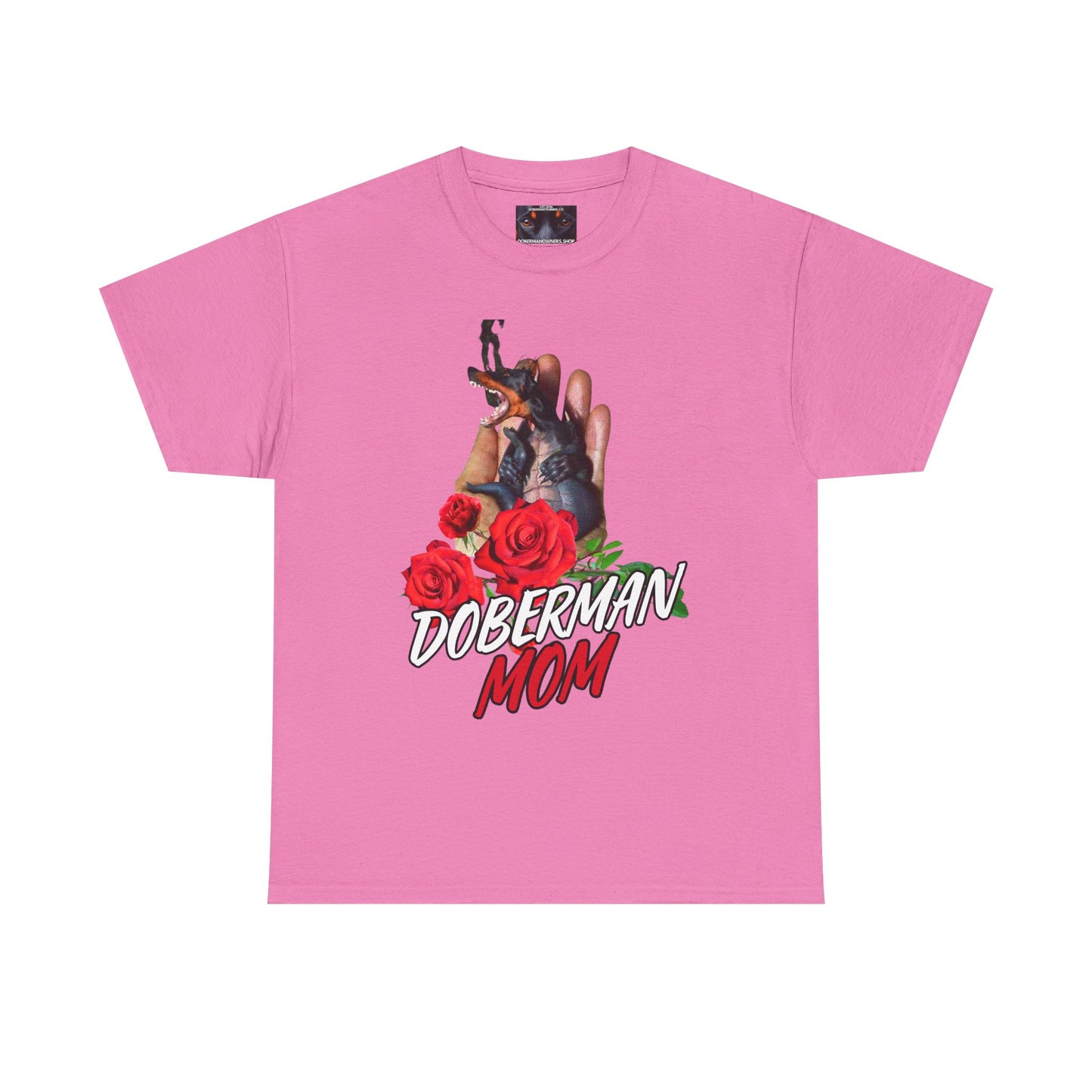 Dragon Mom Roses 10 Private Lable Unisex Heavy Cotton Tee