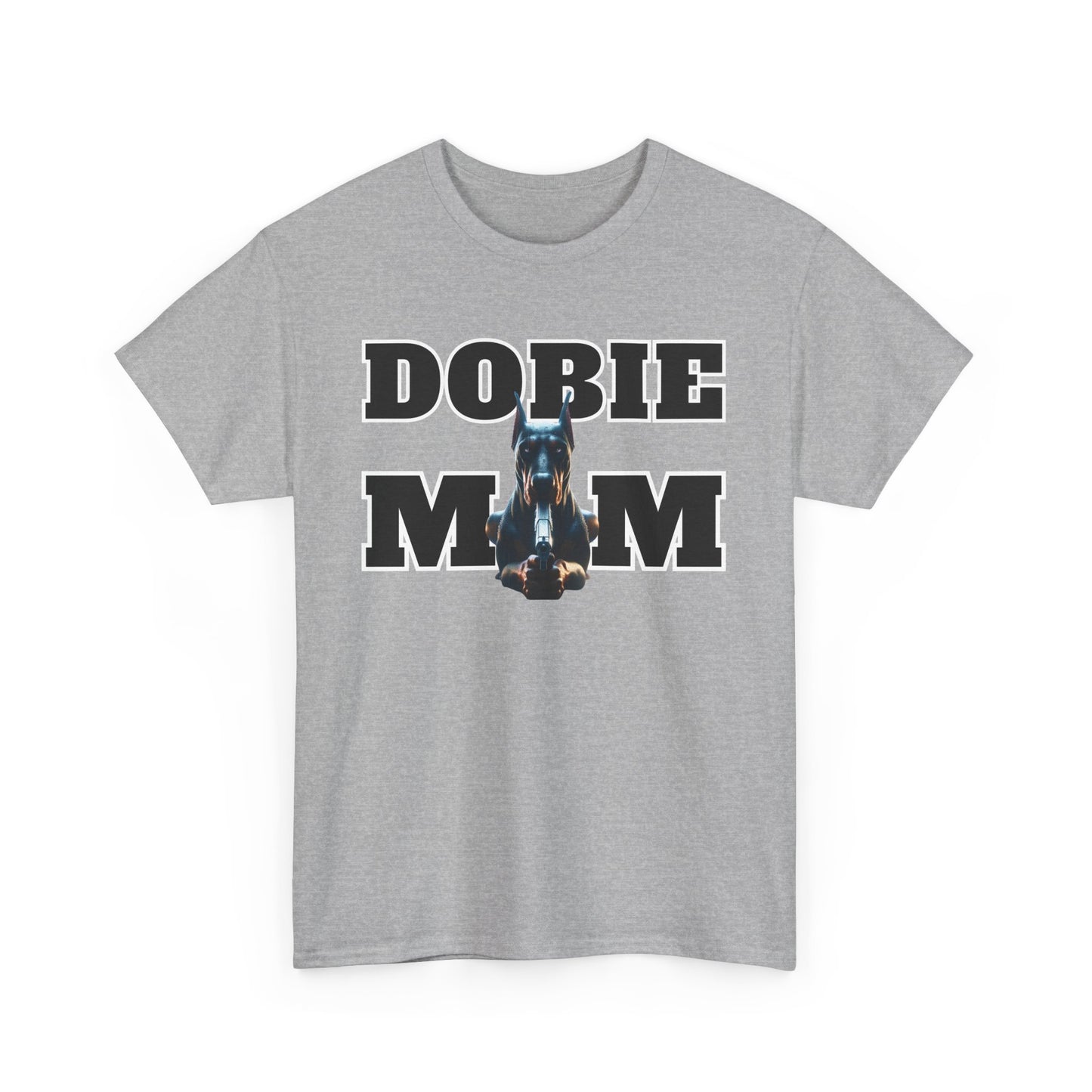 Dobie Mom 06 2025 Unisex Heavy Cotton Tee