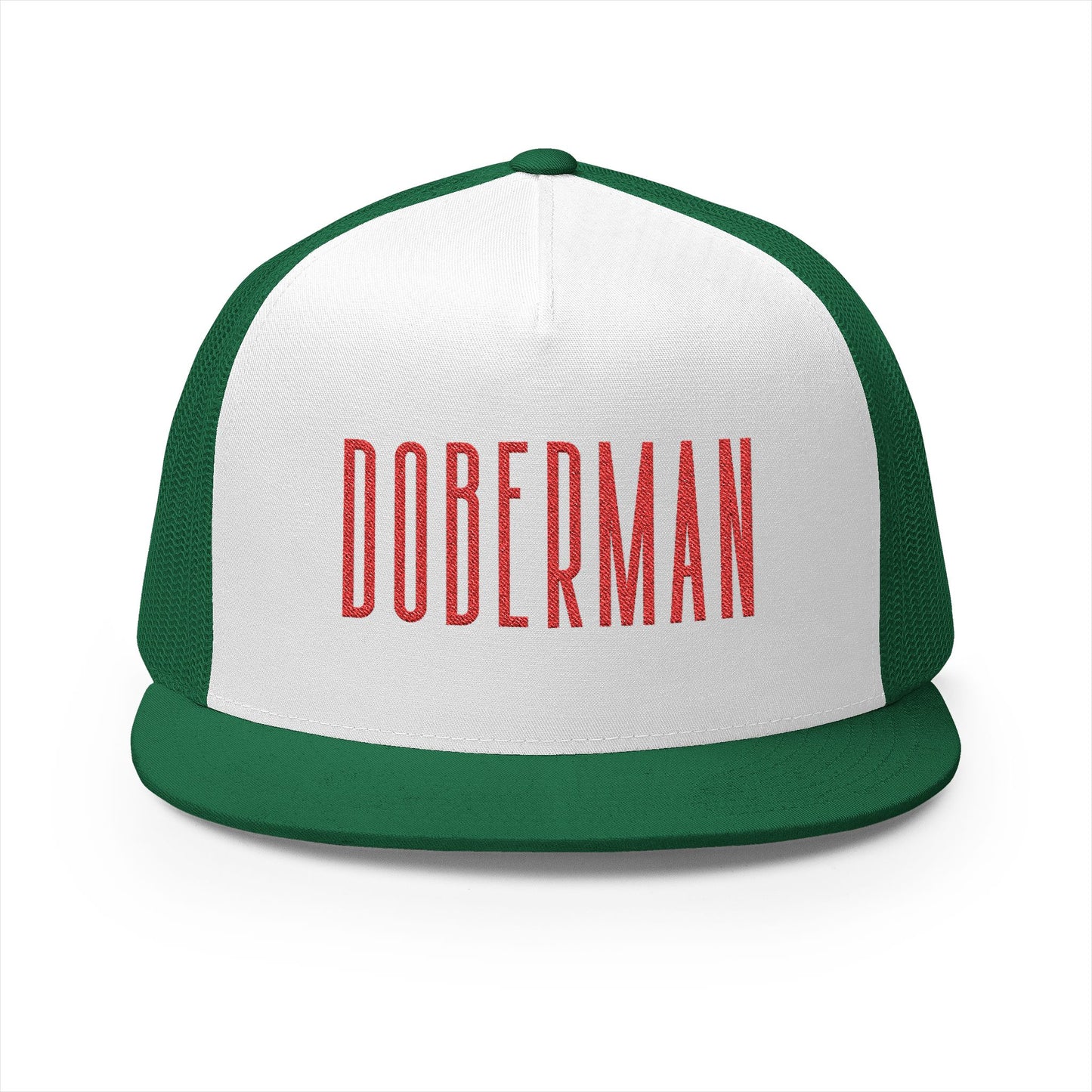 Doberman 3 Panel Trucker Cap