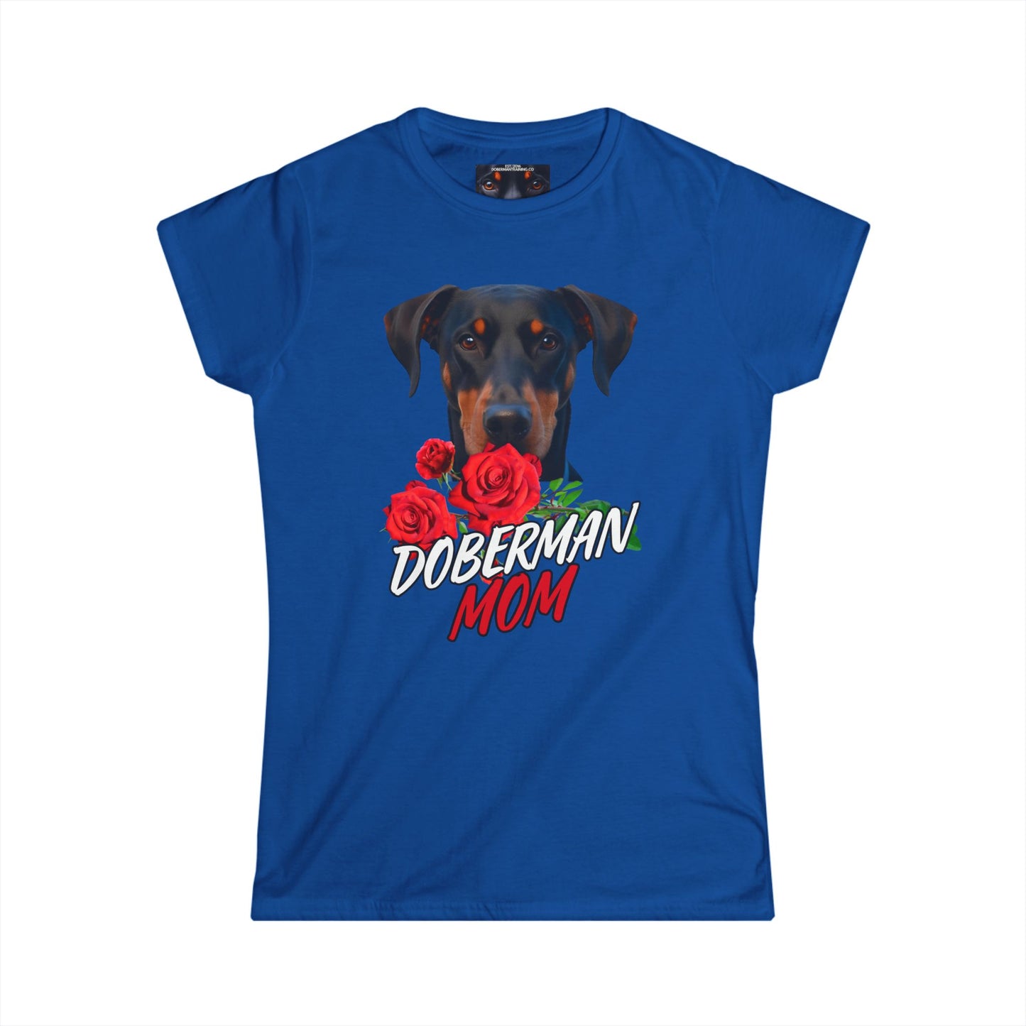 Dobie Mom 1 Women's Softstyle Tee