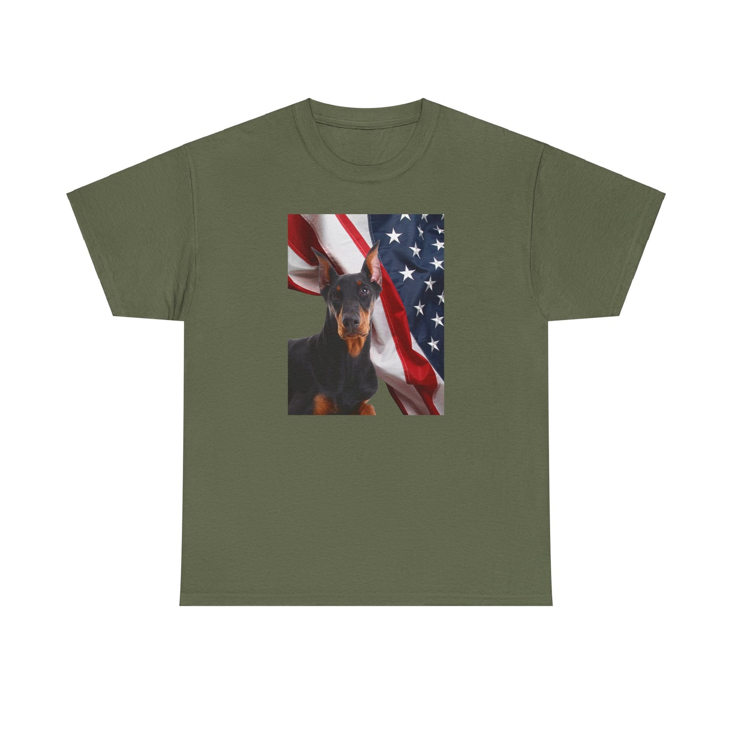 USA Flag 1 2025 Unisex Heavy Cotton Tee