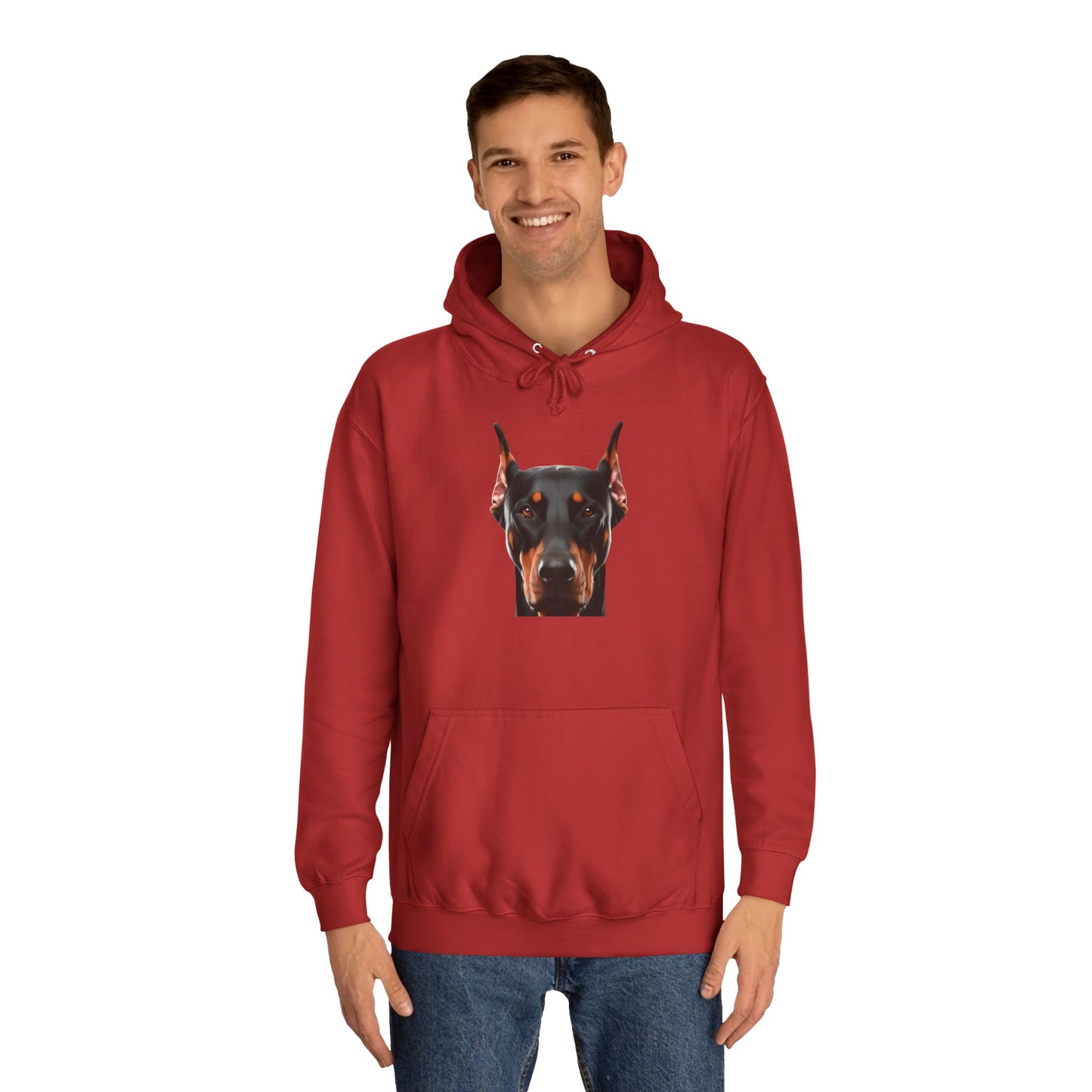 Doberman 1 Unisex College Hoodie