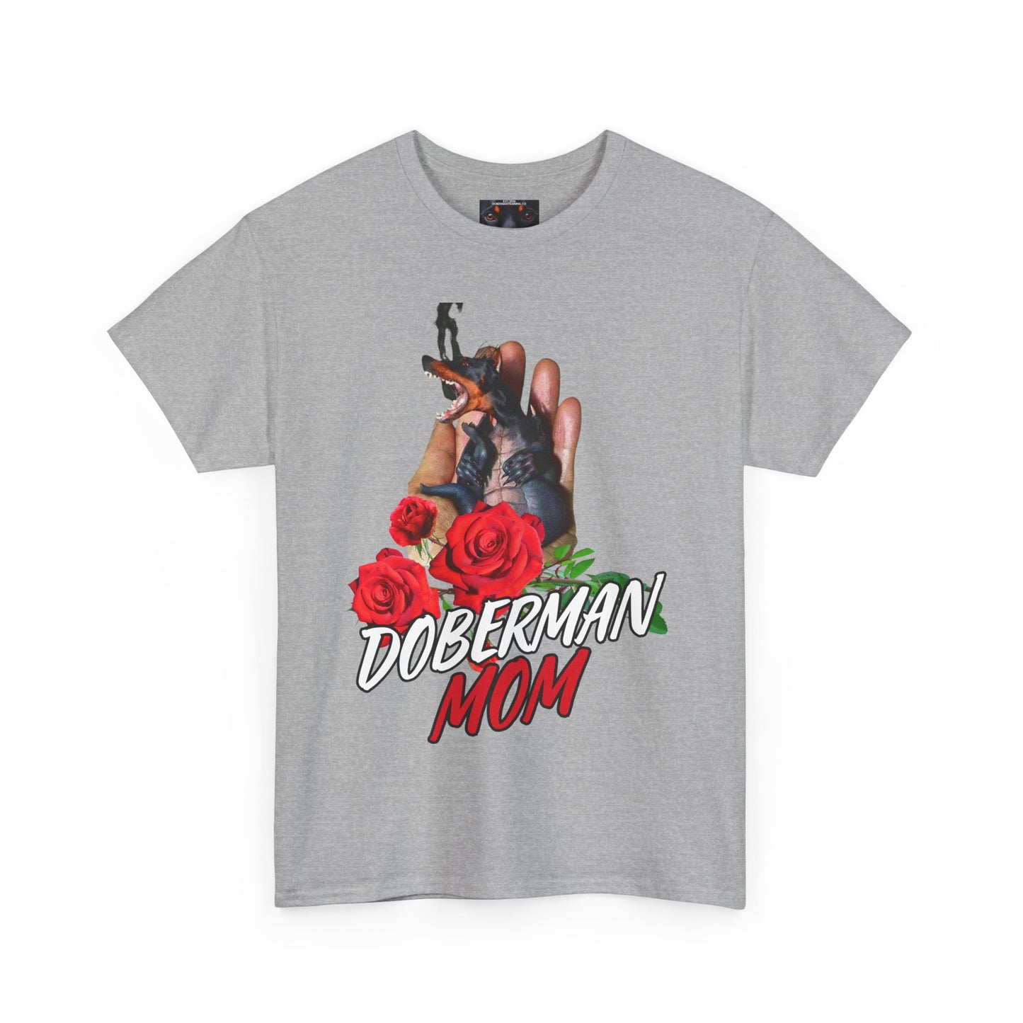 Dragon Mom Roses 10 Private Lable Unisex Heavy Cotton Tee