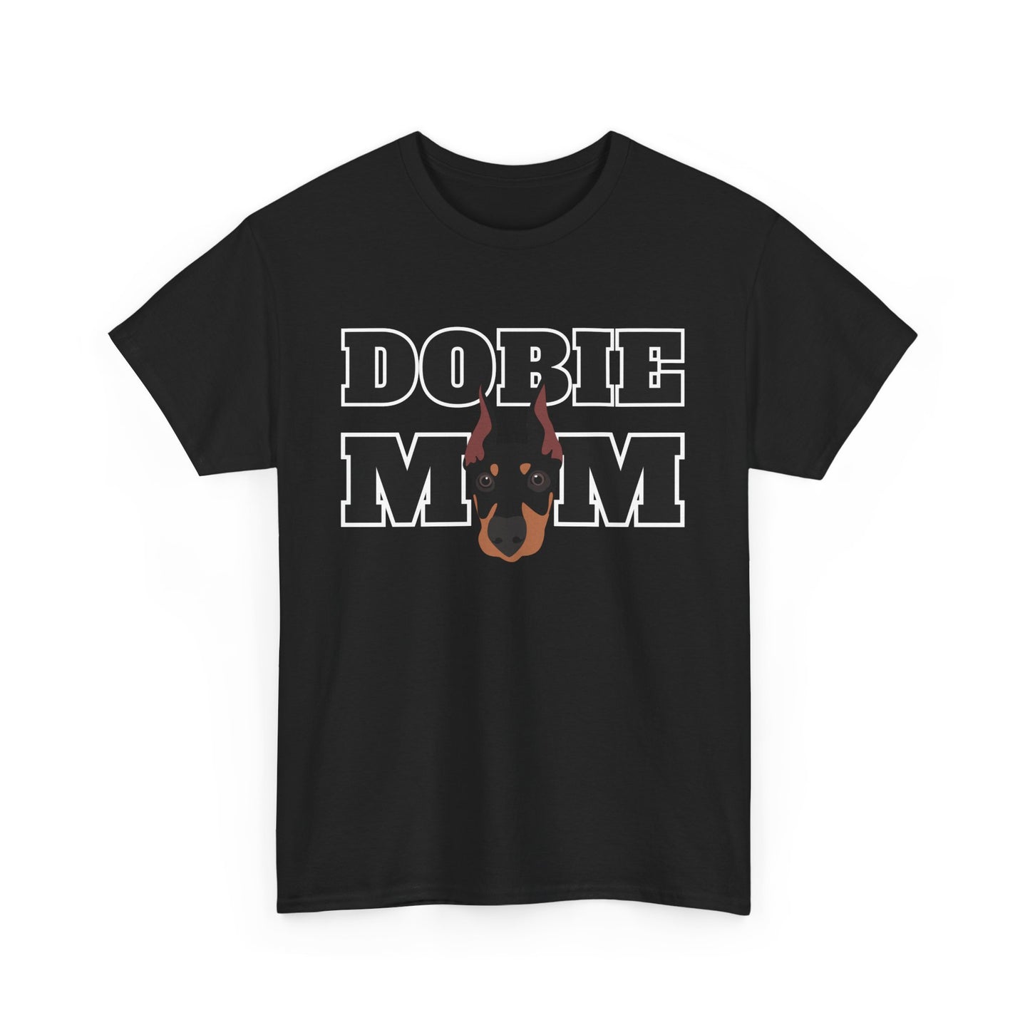 Dobie Mom 01 2025 Unisex Heavy Cotton Tee