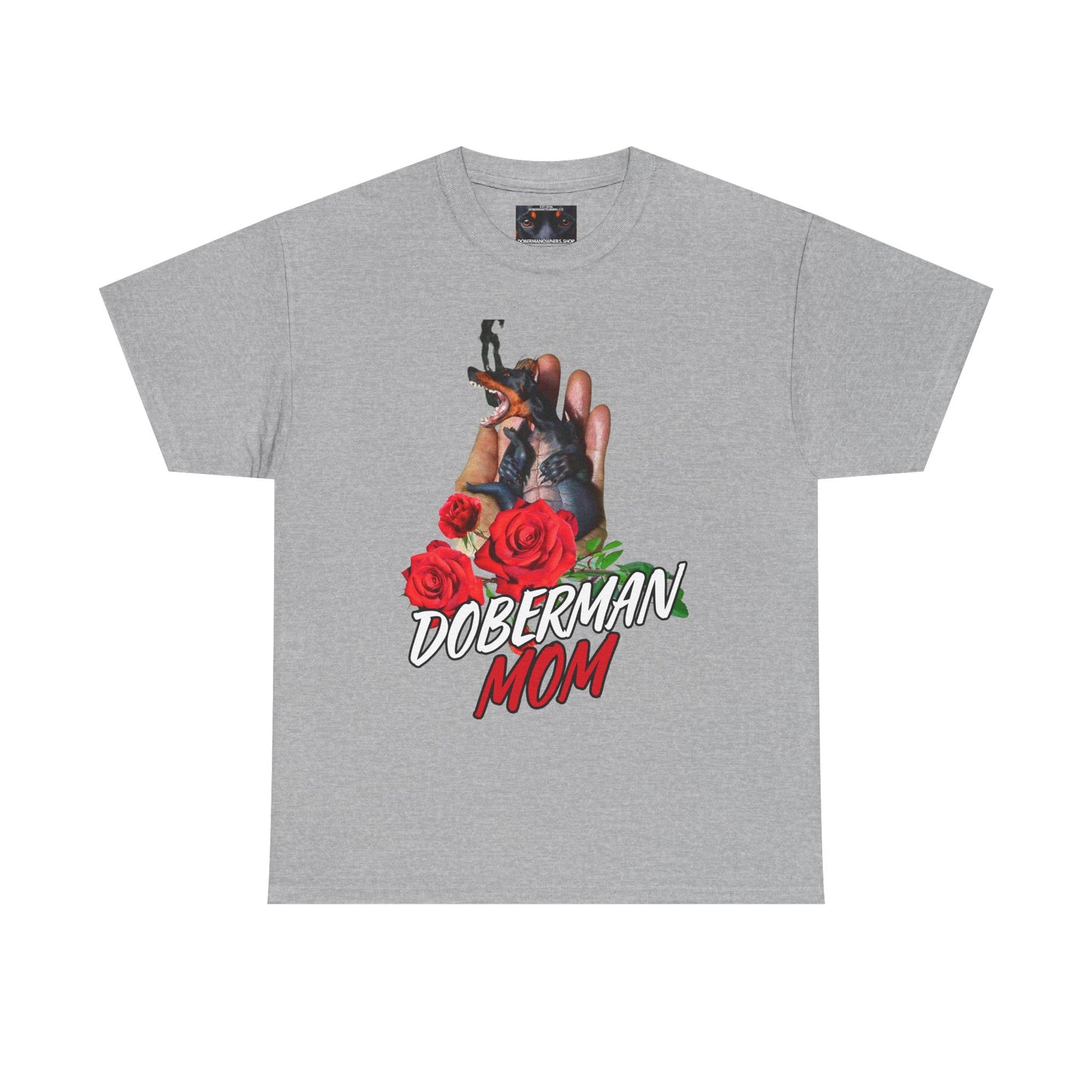 Dragon Mom Roses 10 Private Lable Unisex Heavy Cotton Tee