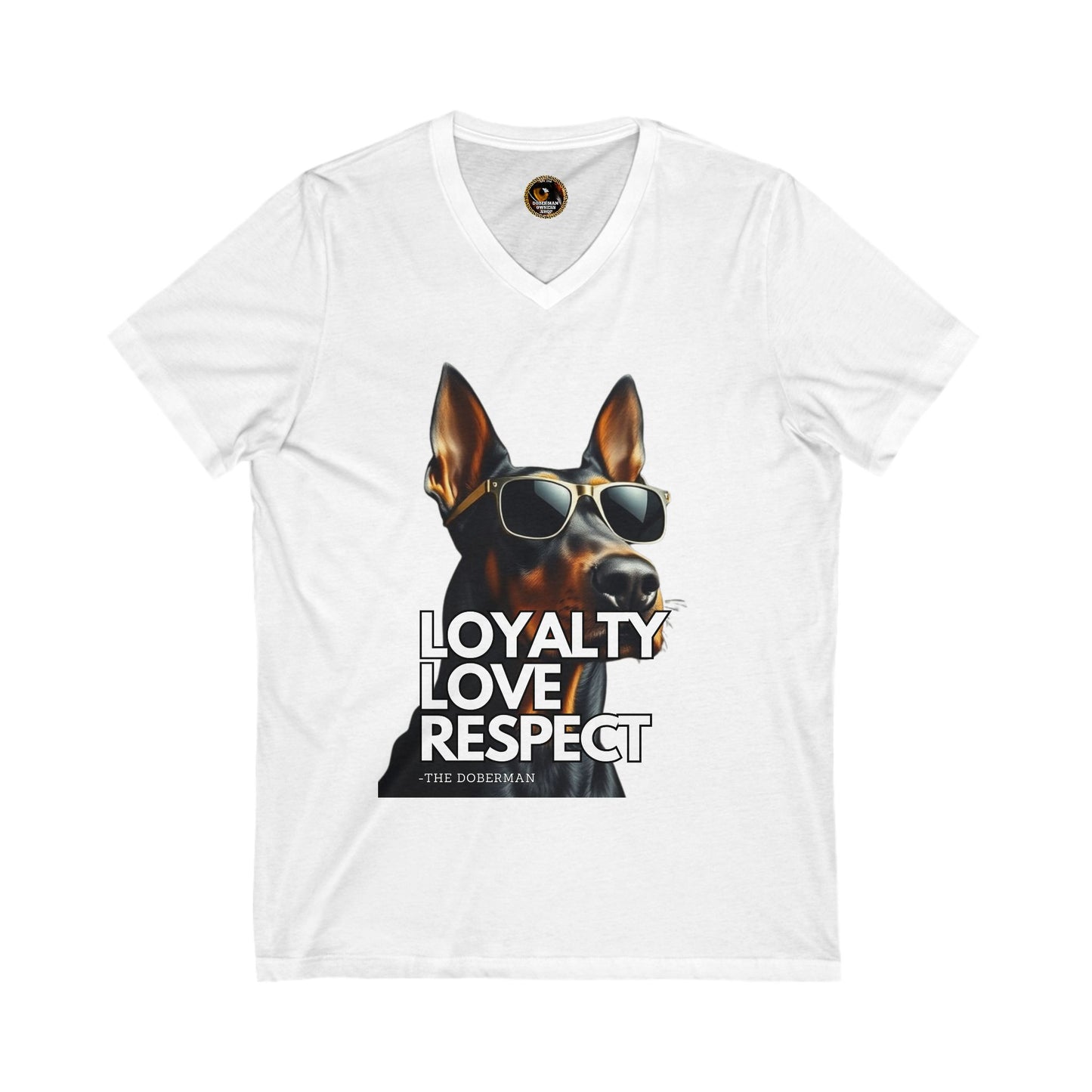 DTT 7 Private Label Unisex Jersey Short Sleeve V-Neck Tee