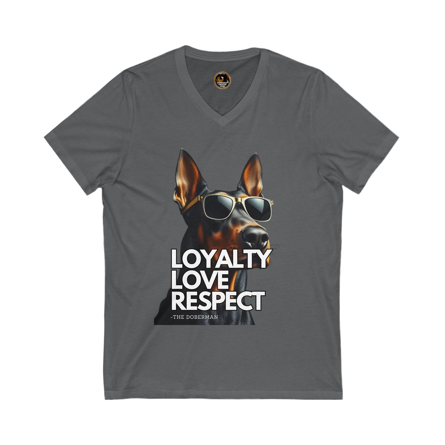 DTT 7 Private Label Unisex Jersey Short Sleeve V-Neck Tee