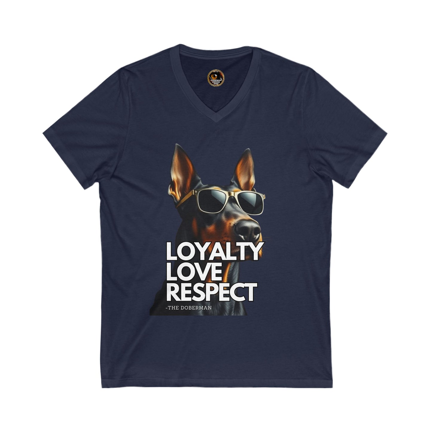 DTT 7 Private Label Unisex Jersey Short Sleeve V-Neck Tee