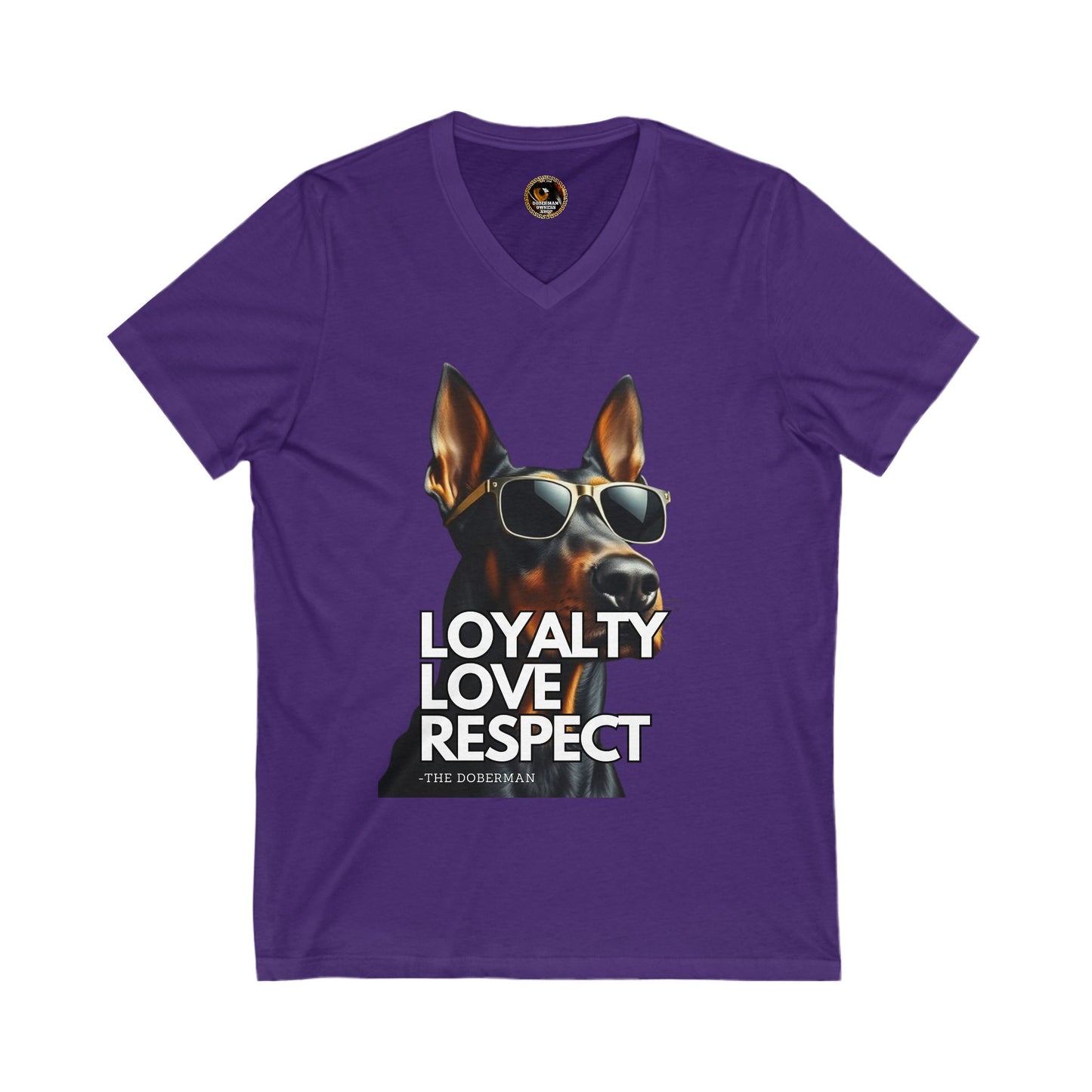 DTT 7 Private Label Unisex Jersey Short Sleeve V-Neck Tee