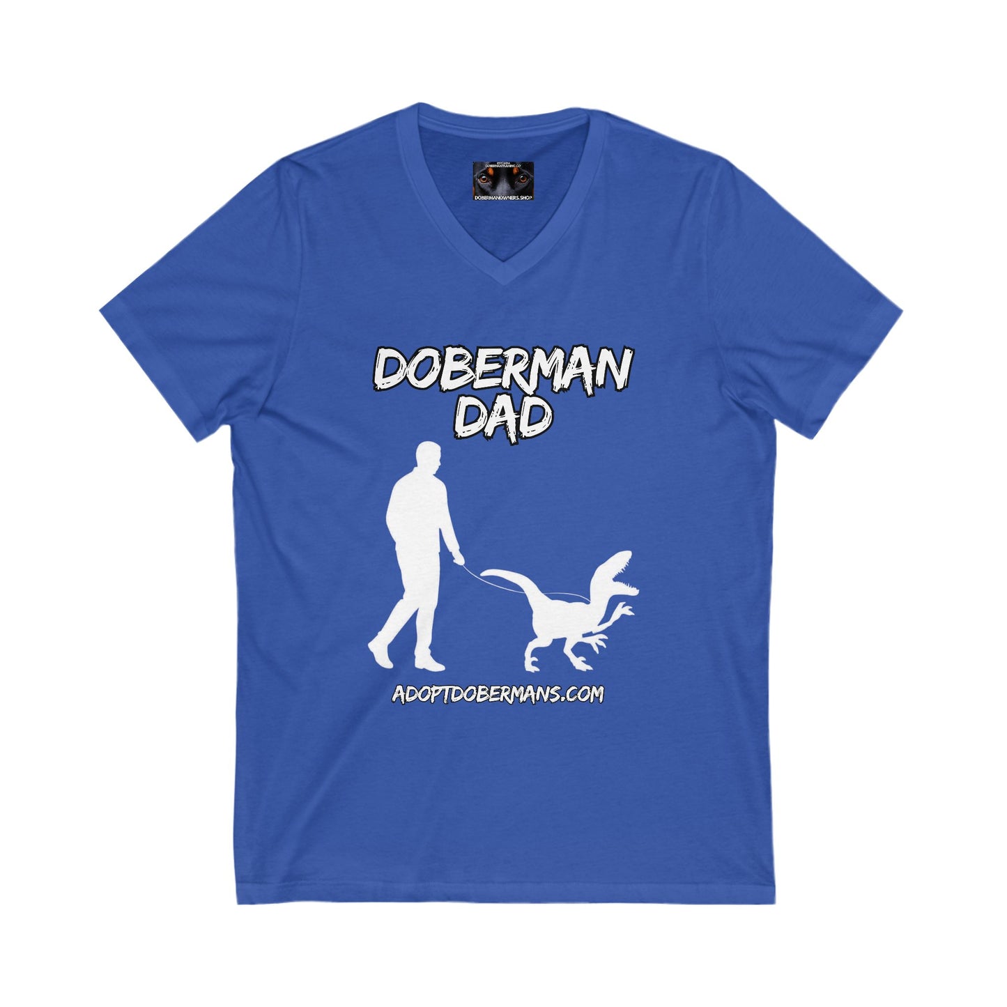 Adopt Dad 1 Private Label Unisex Jersey Short Sleeve V-Neck Tee