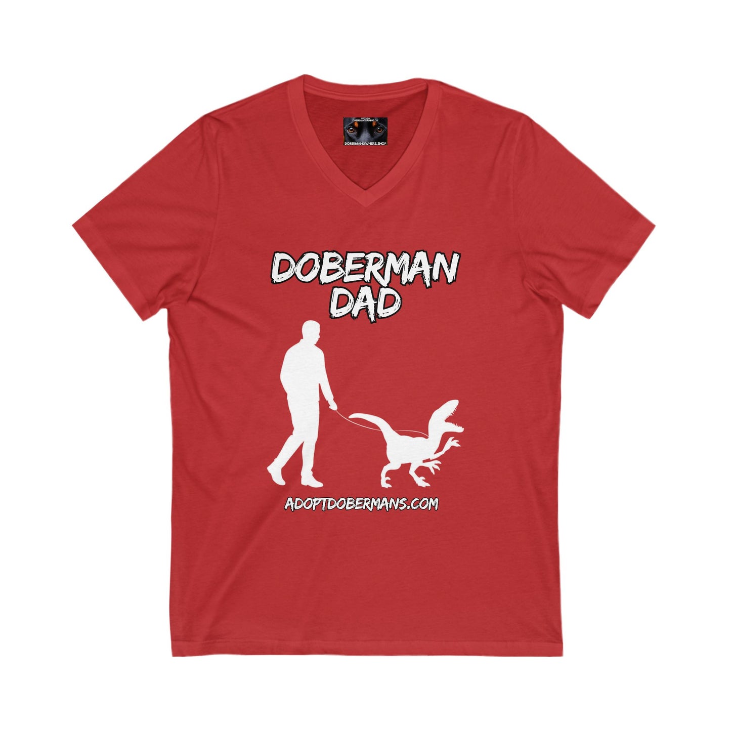 Adopt Dad 1 Private Label Unisex Jersey Short Sleeve V-Neck Tee