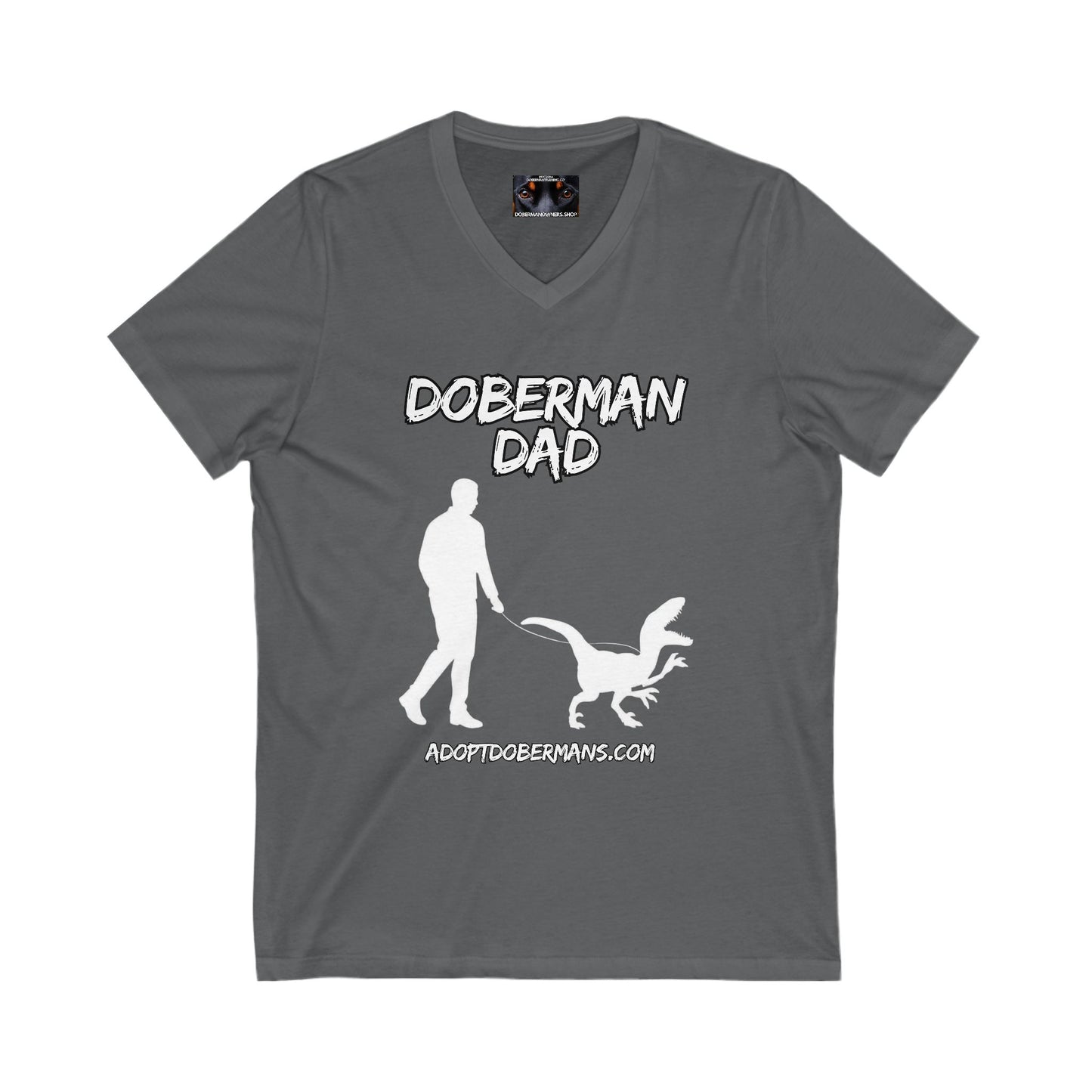 Adopt Dad 1 Private Label Unisex Jersey Short Sleeve V-Neck Tee