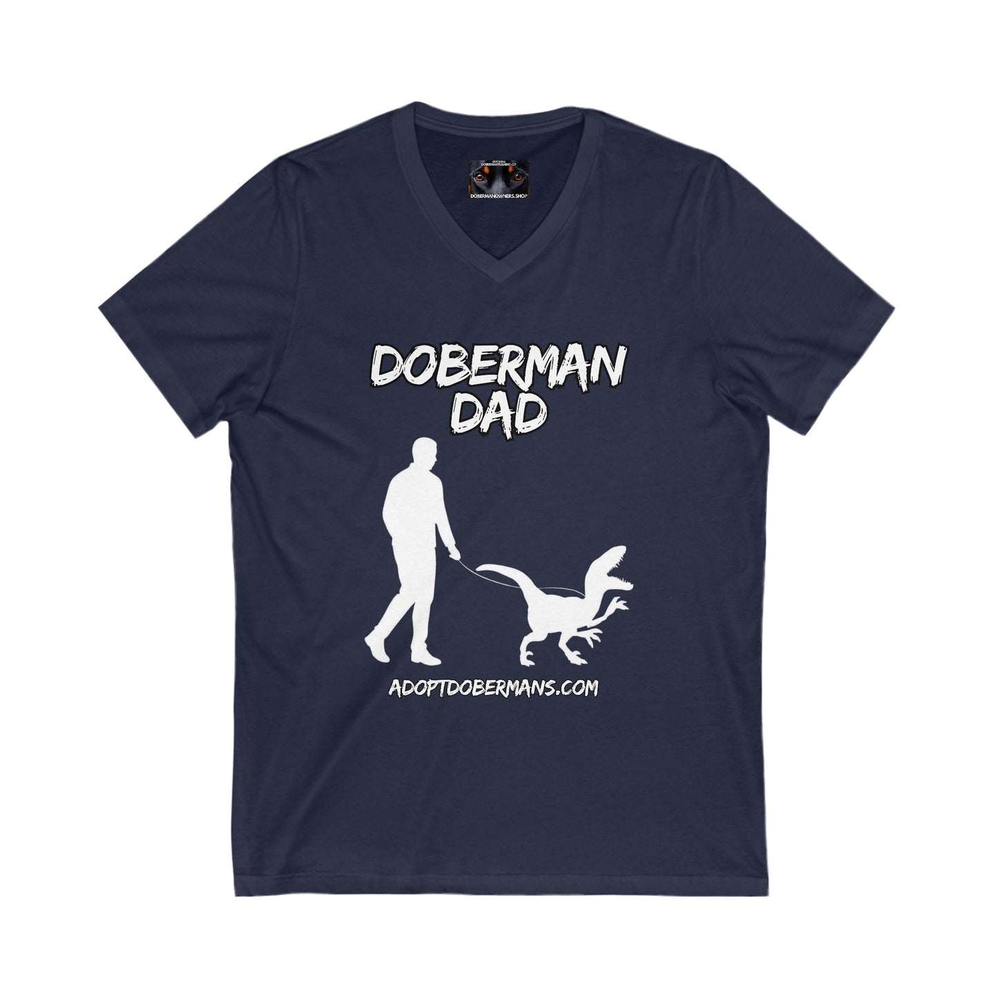 Adopt Dad 1 Private Label Unisex Jersey Short Sleeve V-Neck Tee