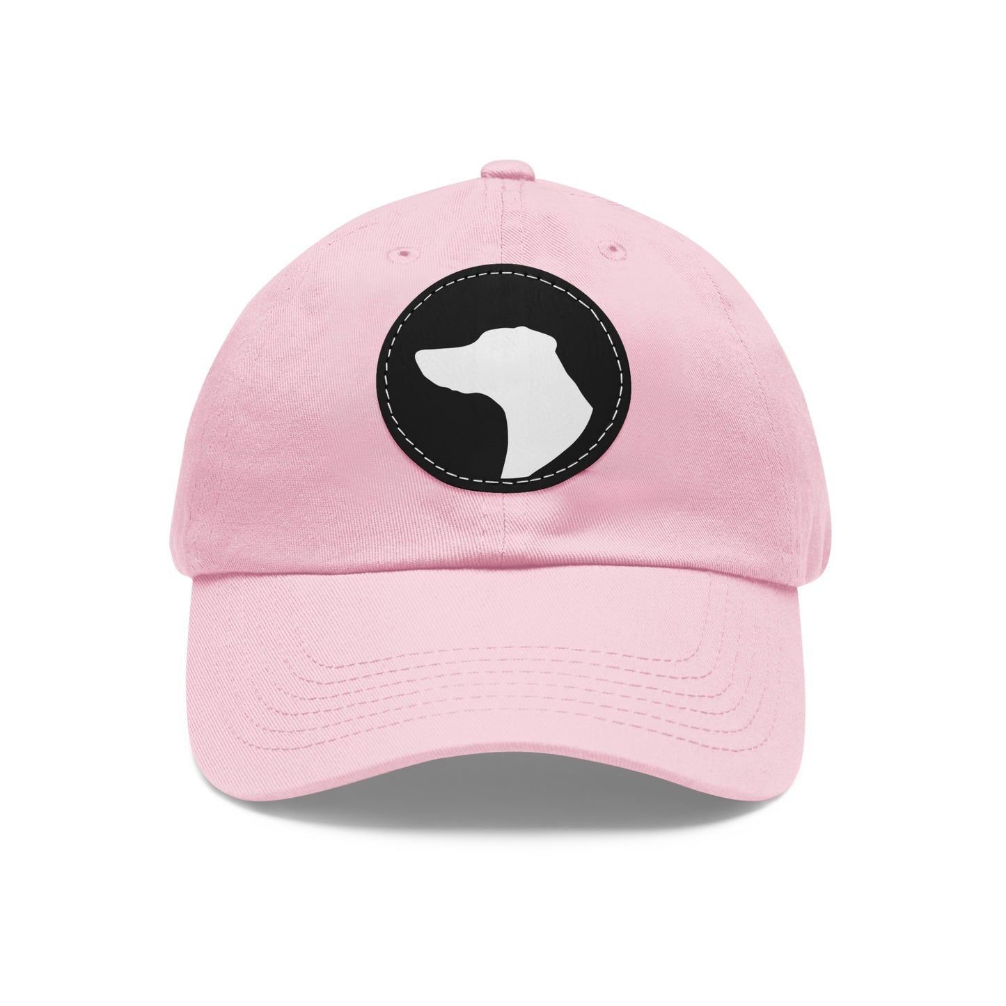 N 1 Dad Hat with Leather Patch (Round)