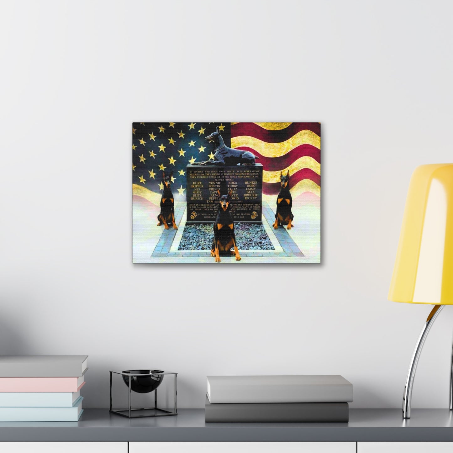 Doberman Tribute 1 Canvas