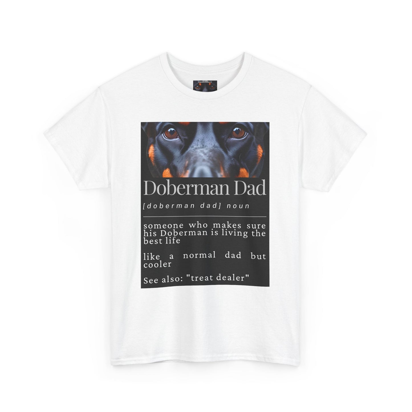 Doberman Dad S1 Private Lable Unisex Heavy Cotton Tee