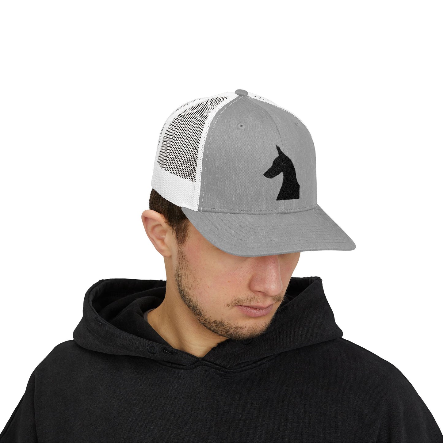 Doberman 5 Silhouette Snapback Trucker Cap