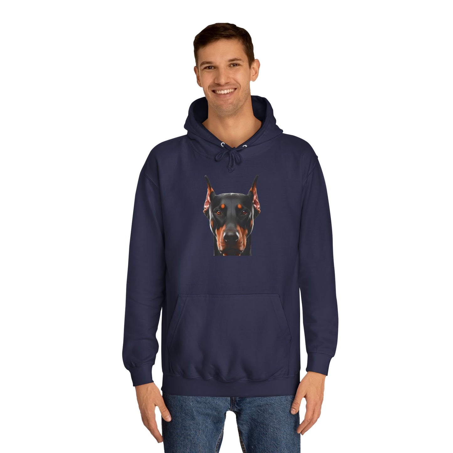 Doberman 1 Unisex College Hoodie