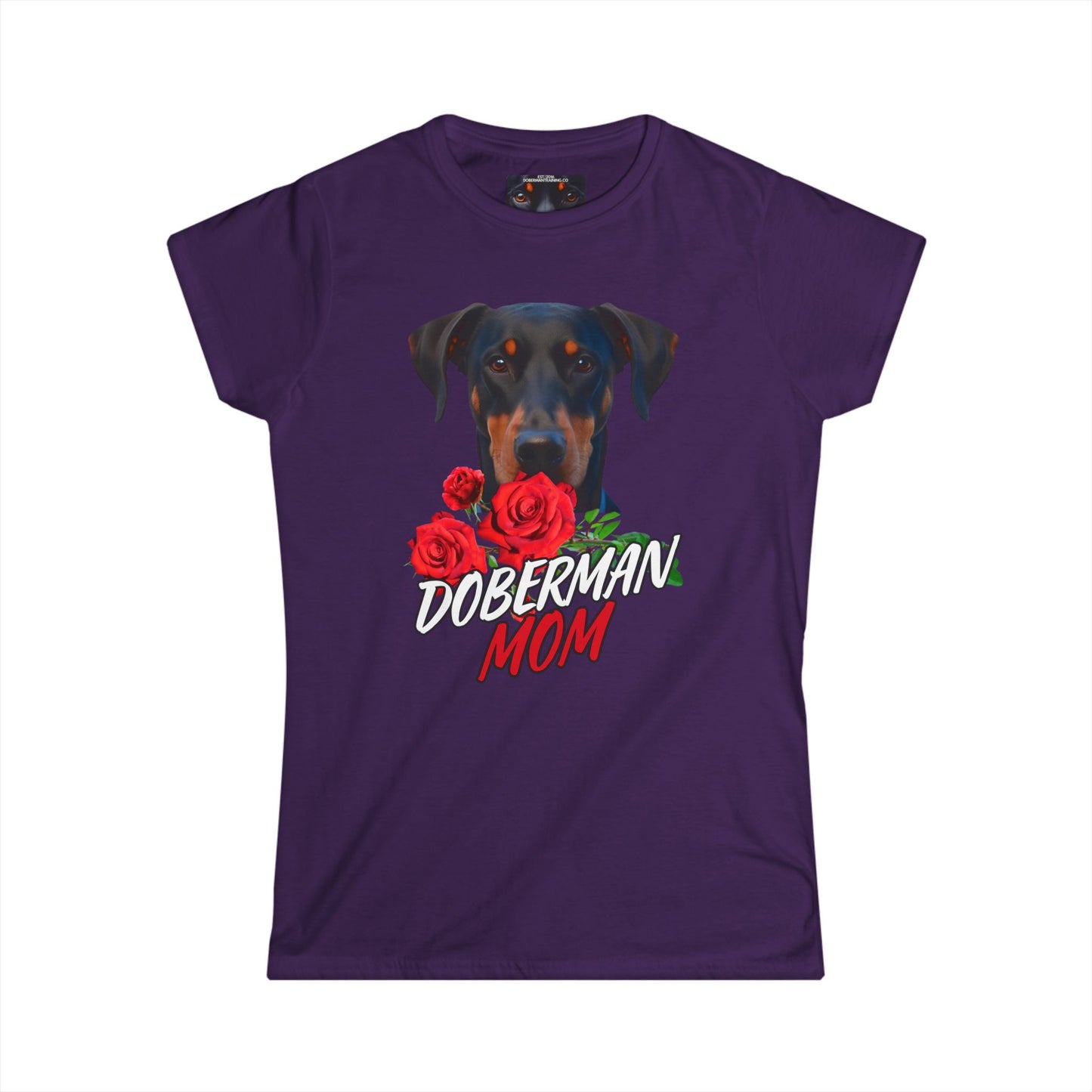 Dobie Mom 1 Women's Softstyle Tee