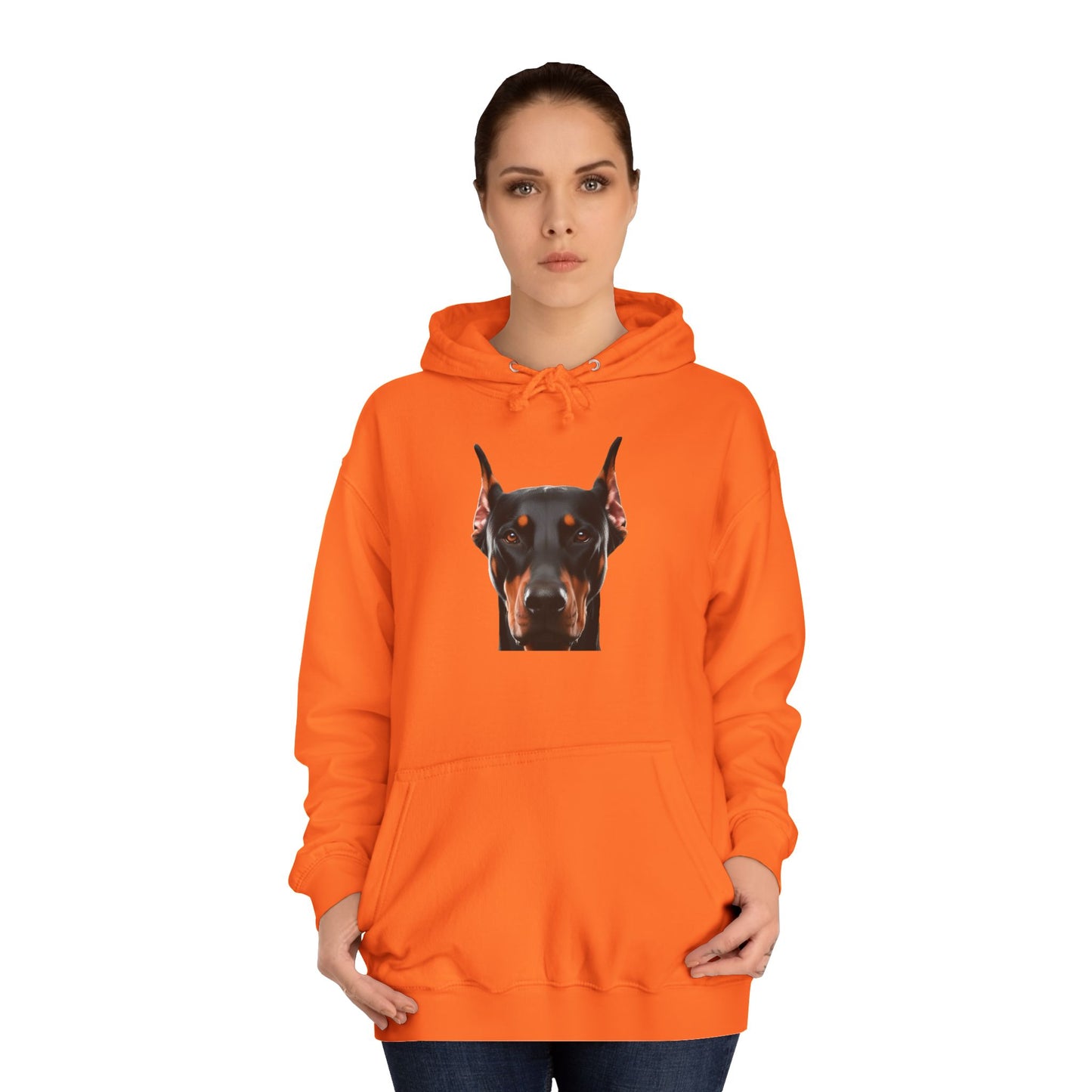Doberman 1 Unisex College Hoodie