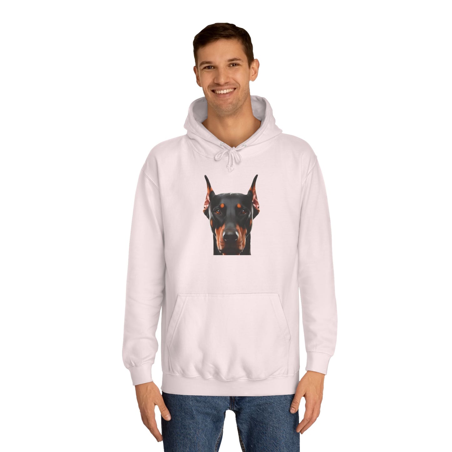 Doberman 1 Unisex College Hoodie