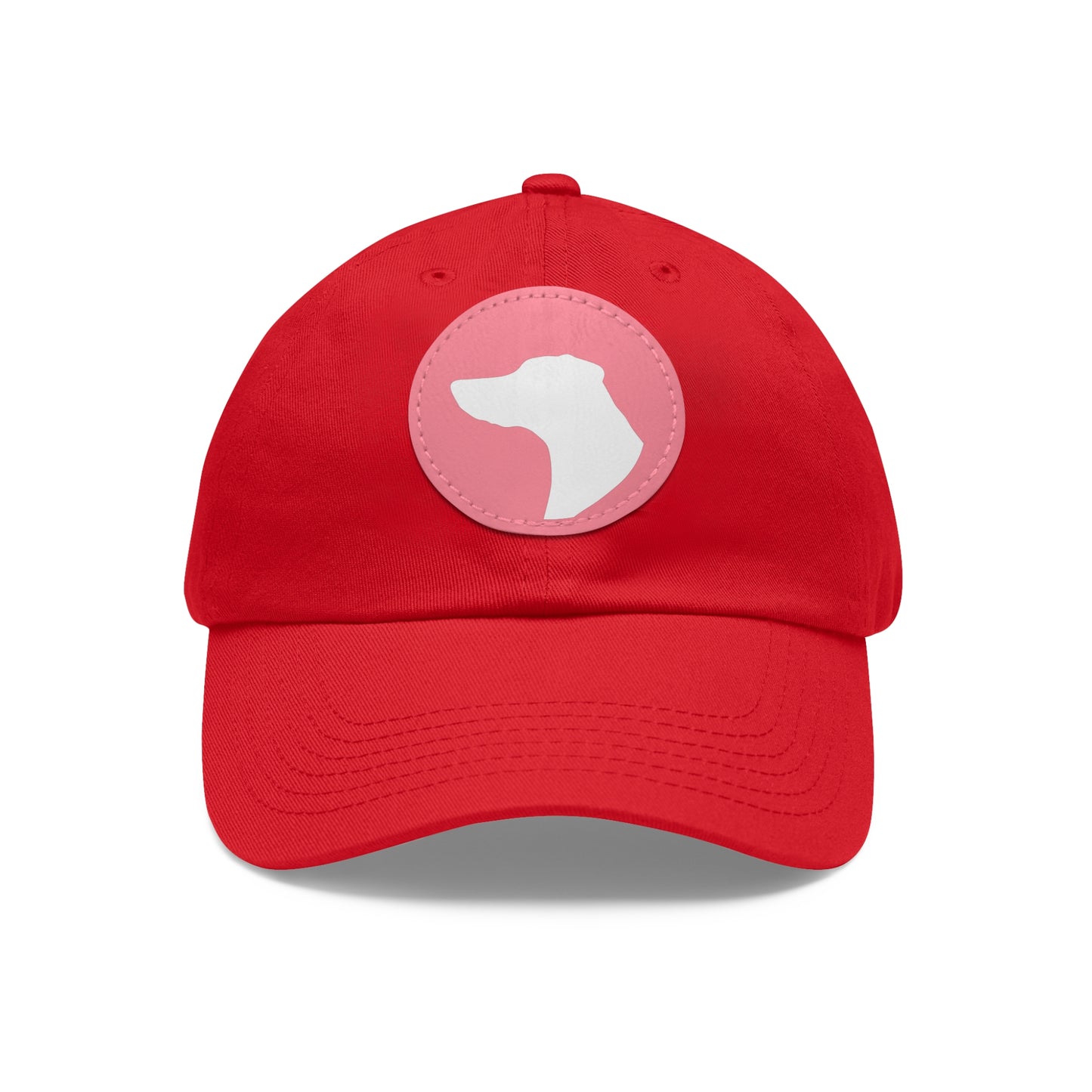 N 1 Dad Hat with Leather Patch (Round)