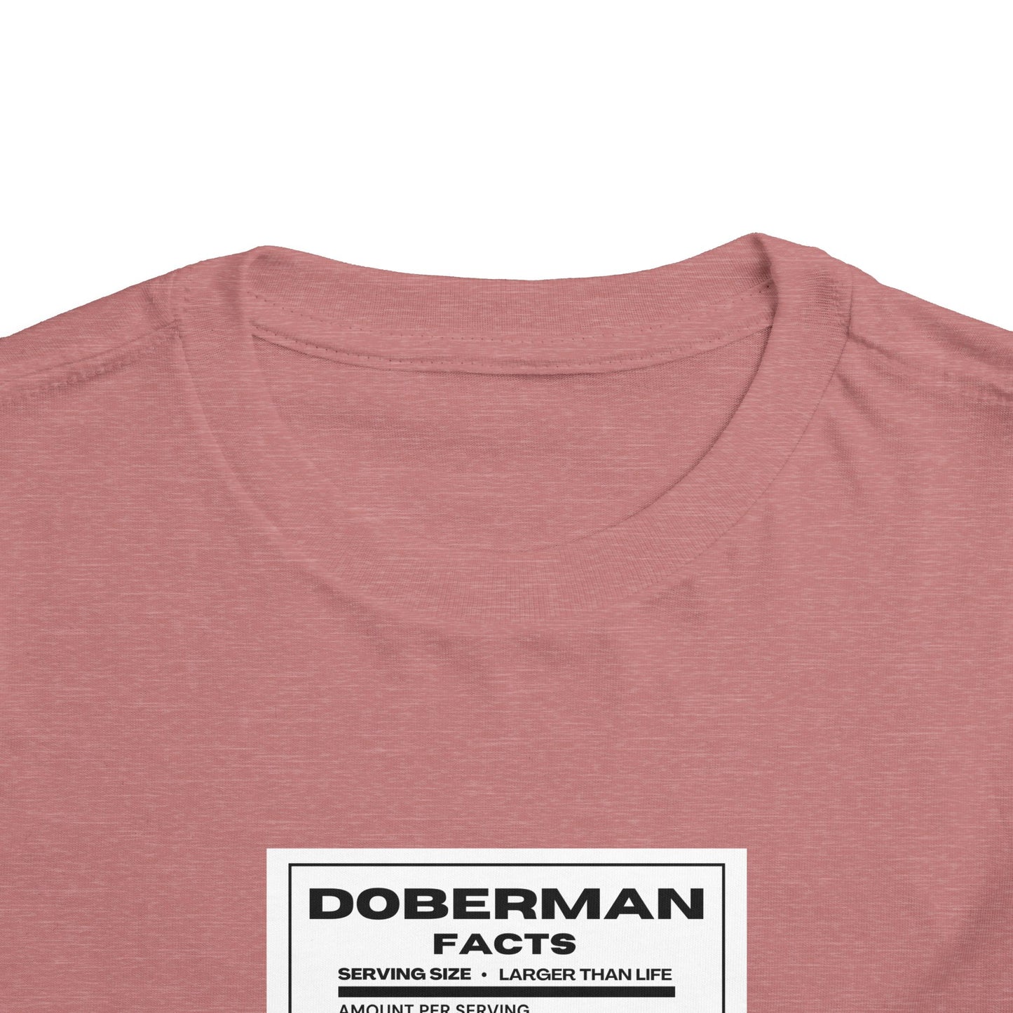 Doberman Facts 1 Toddler Short Sleeve Tee