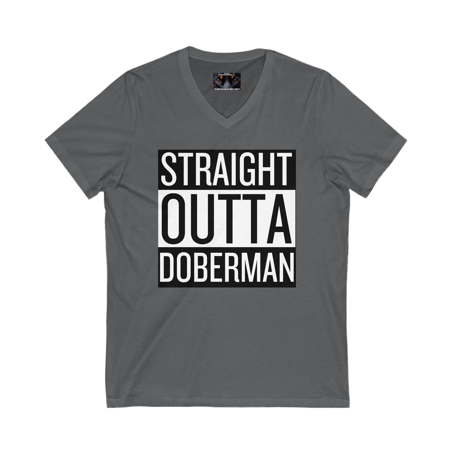 Outta 1 Private Label Unisex Jersey Short Sleeve V-Neck Tee