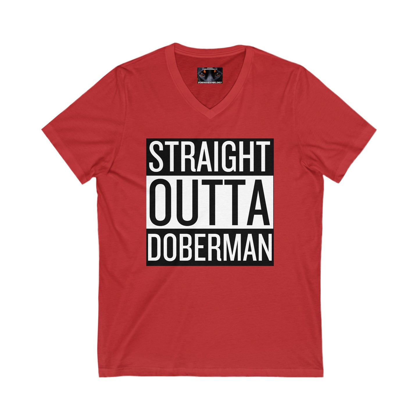 Outta 1 Private Label Unisex Jersey Short Sleeve V-Neck Tee