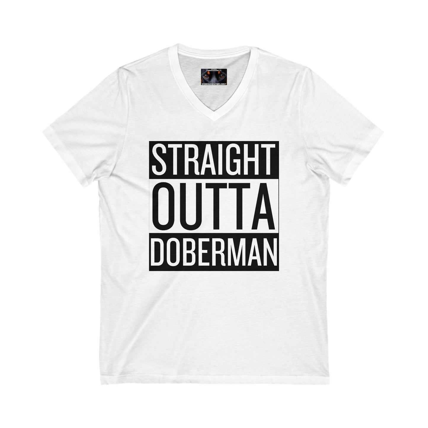 Outta 1 Private Label Unisex Jersey Short Sleeve V-Neck Tee