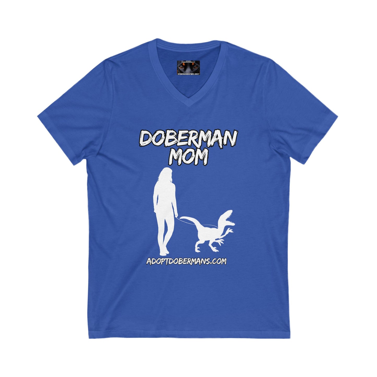Adopt Mom 1 Private Label Unisex Jersey Short Sleeve V-Neck Tee
