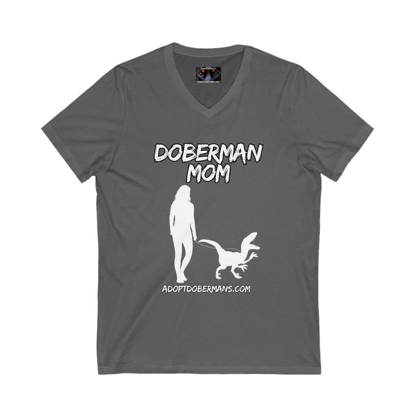 Adopt Mom 1 Private Label Unisex Jersey Short Sleeve V-Neck Tee