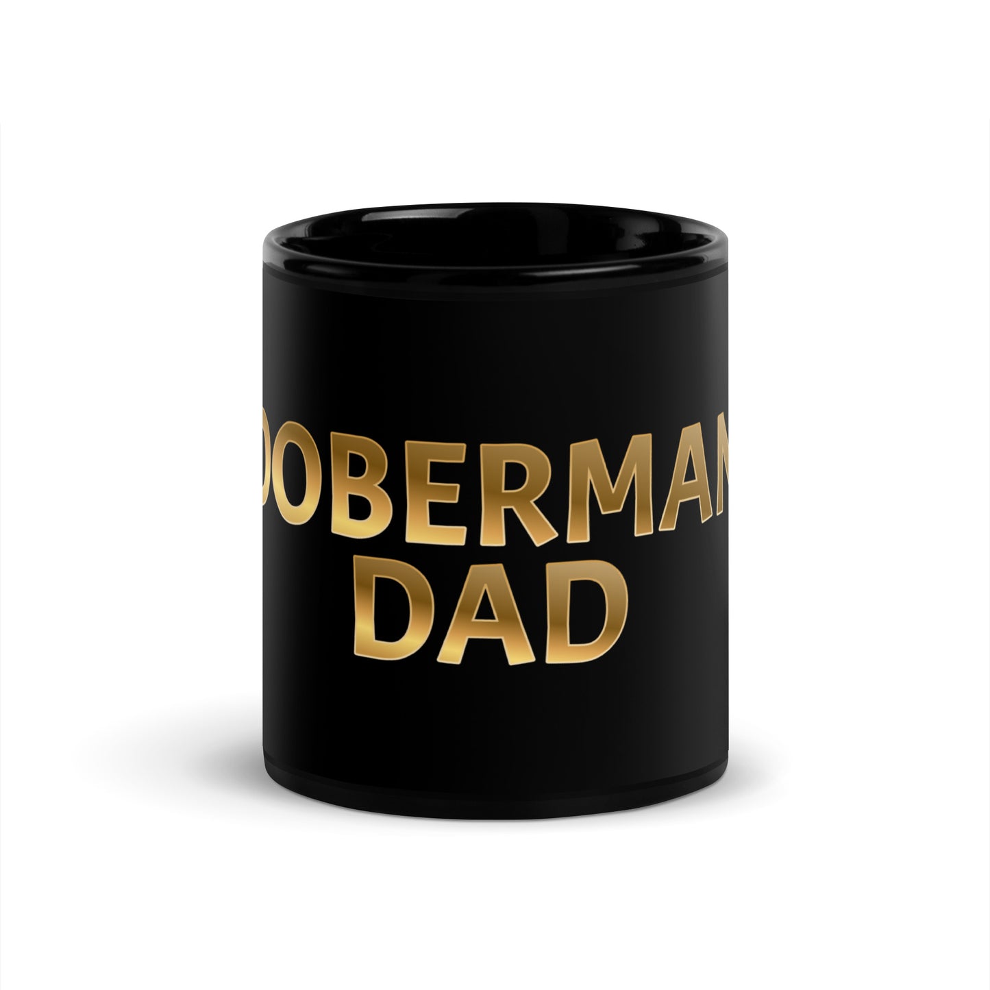 Dad 2 Black Glossy Mug