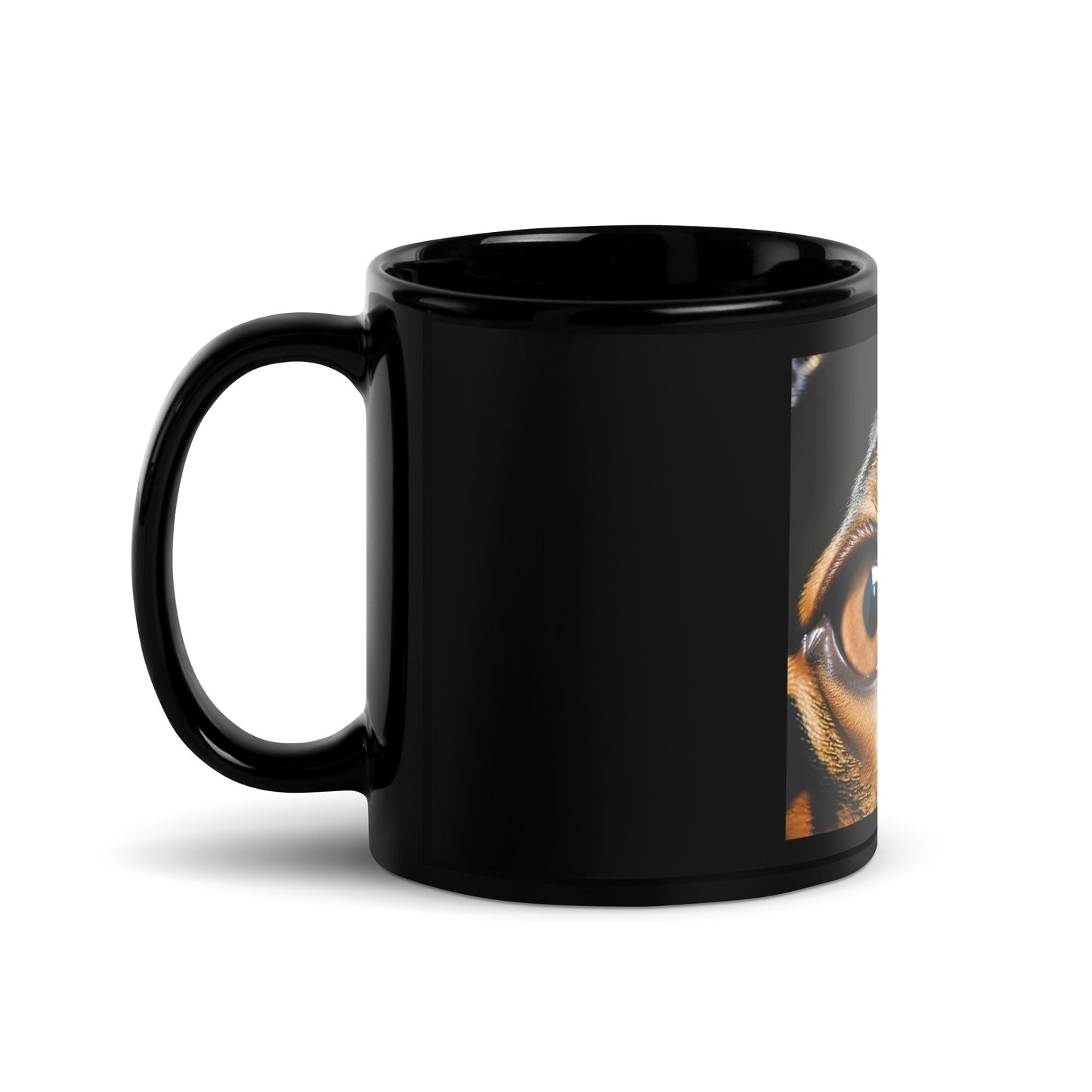 Eye 2 Black Glossy Mug