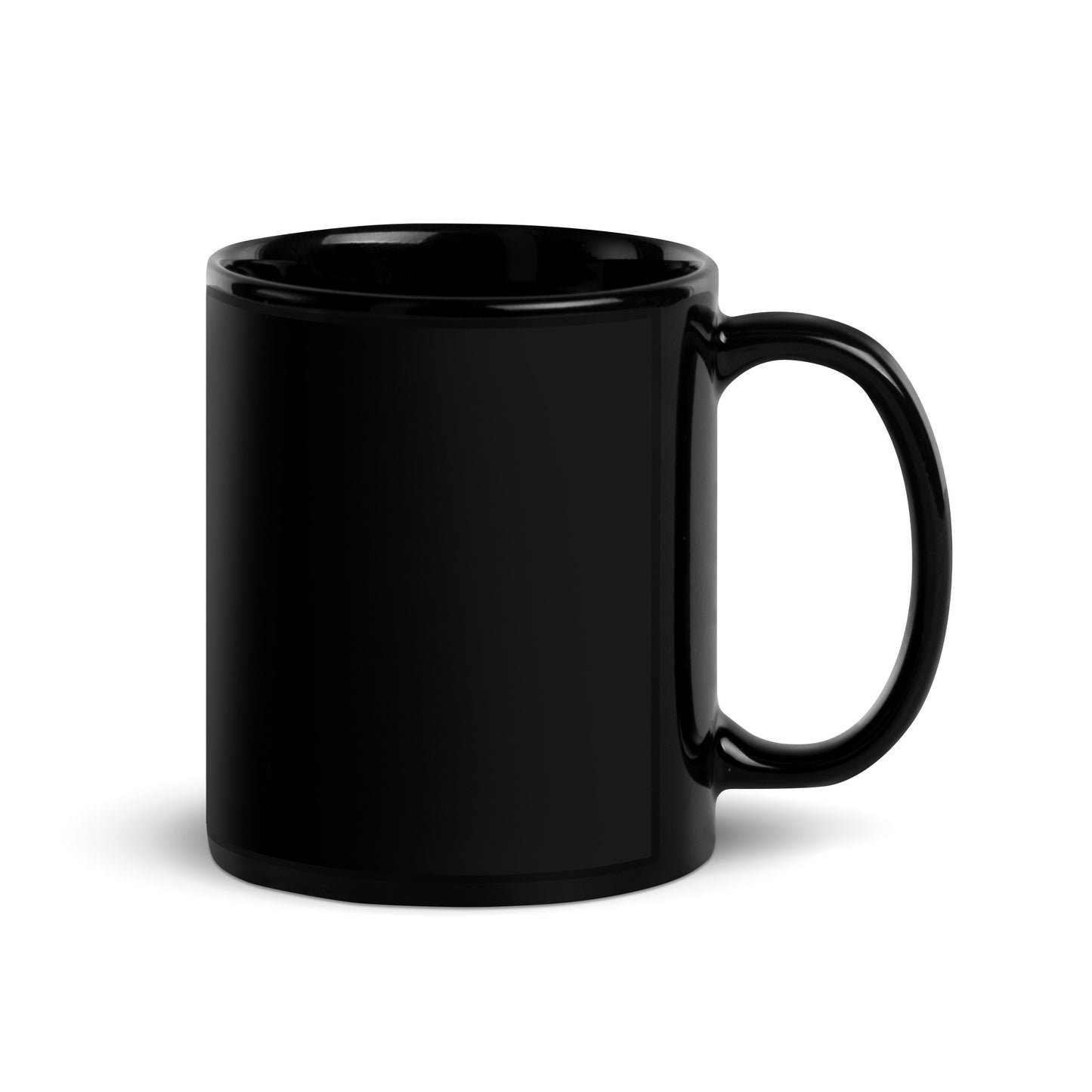 USA 1 Black Glossy Mug