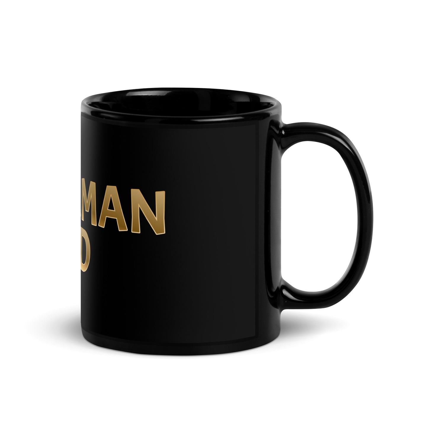 Dad 2 Black Glossy Mug