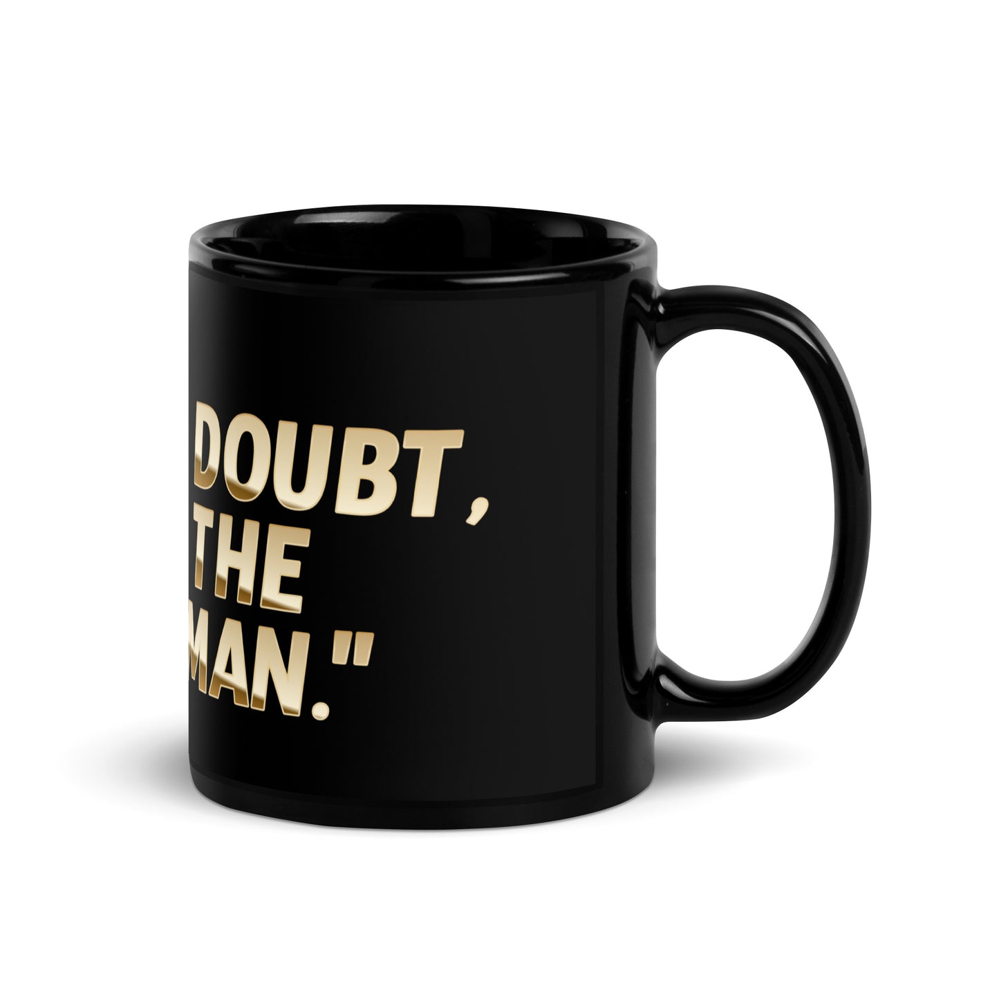 Trust 2 Black Glossy Mug