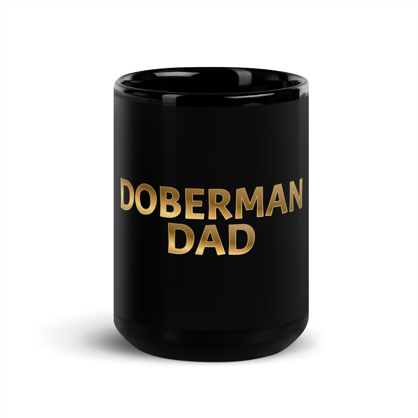 Dad 2 Black Glossy Mug