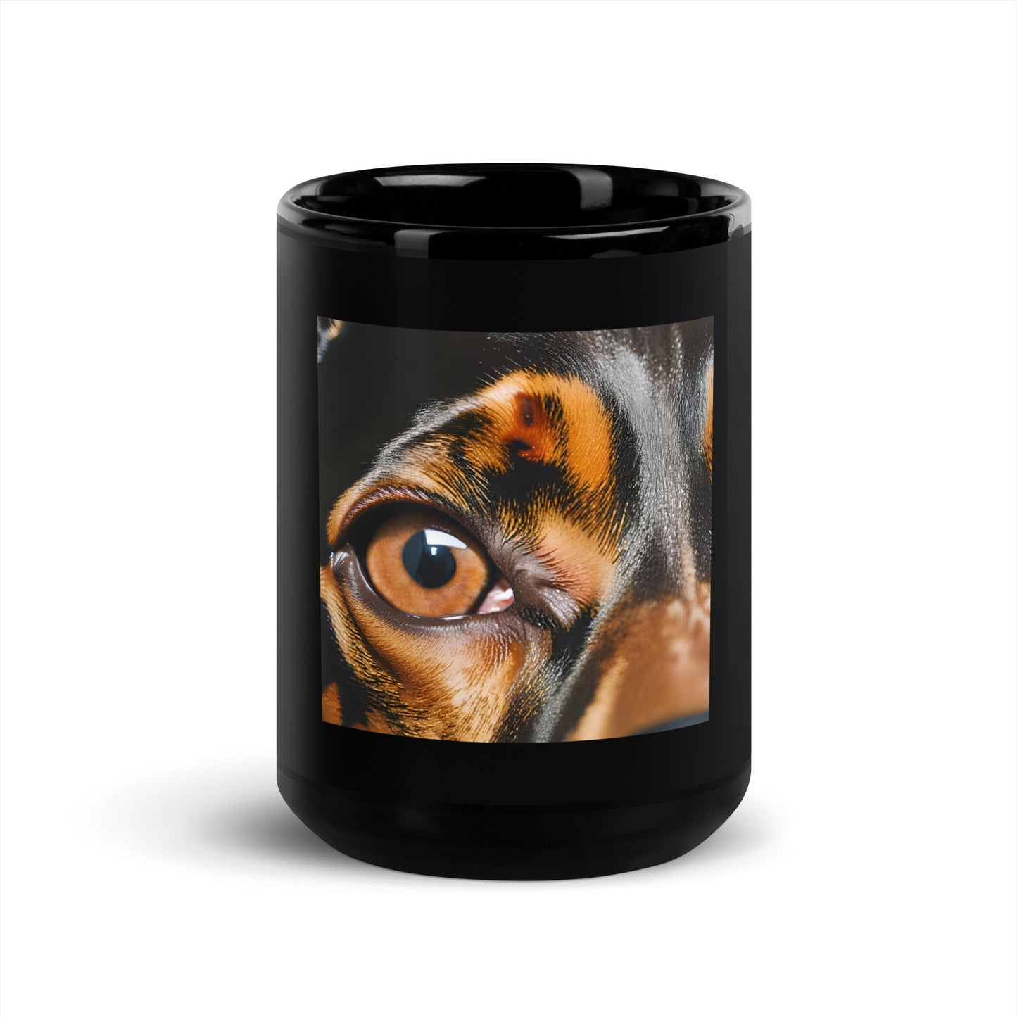 Eye 2 Black Glossy Mug