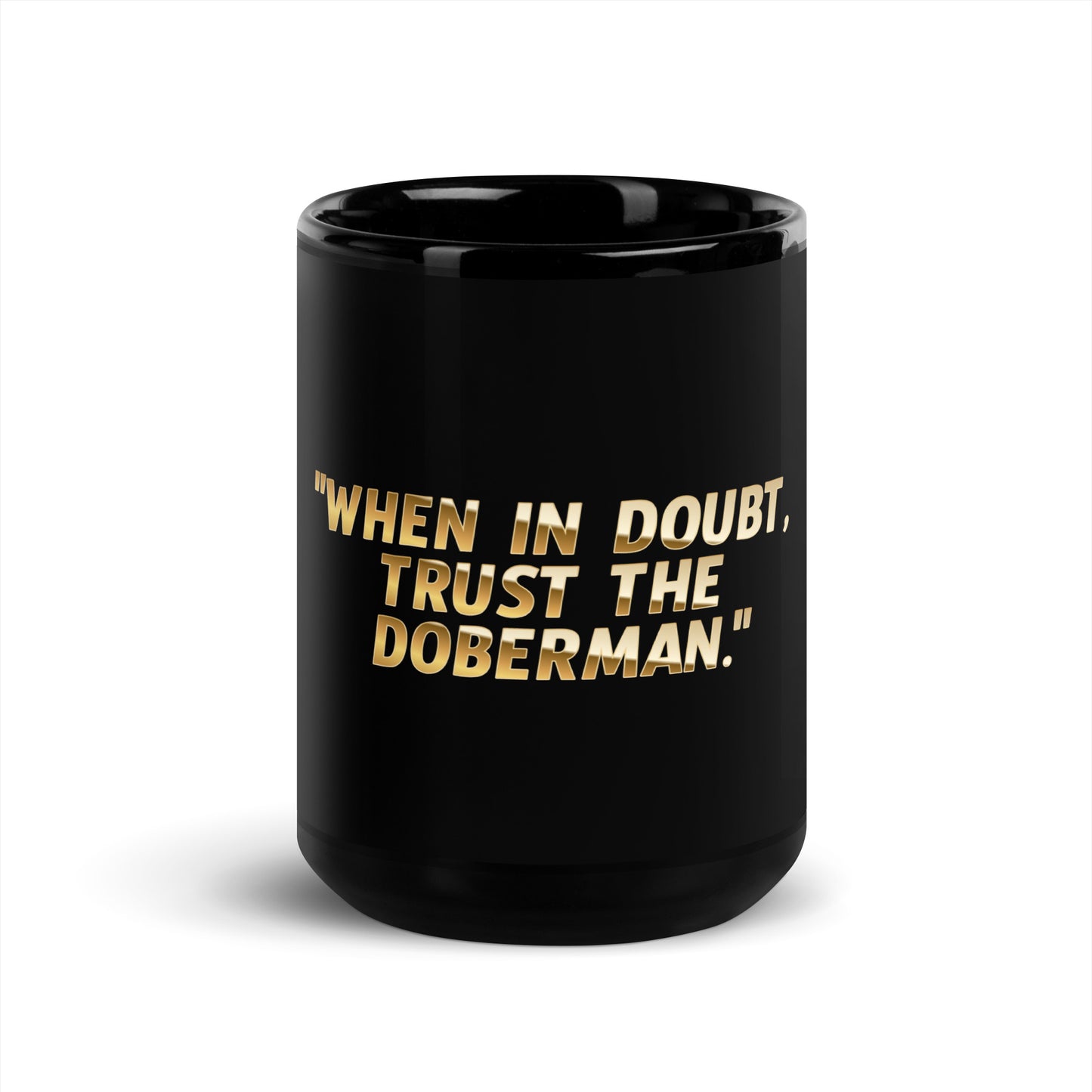 Trust 2 Black Glossy Mug
