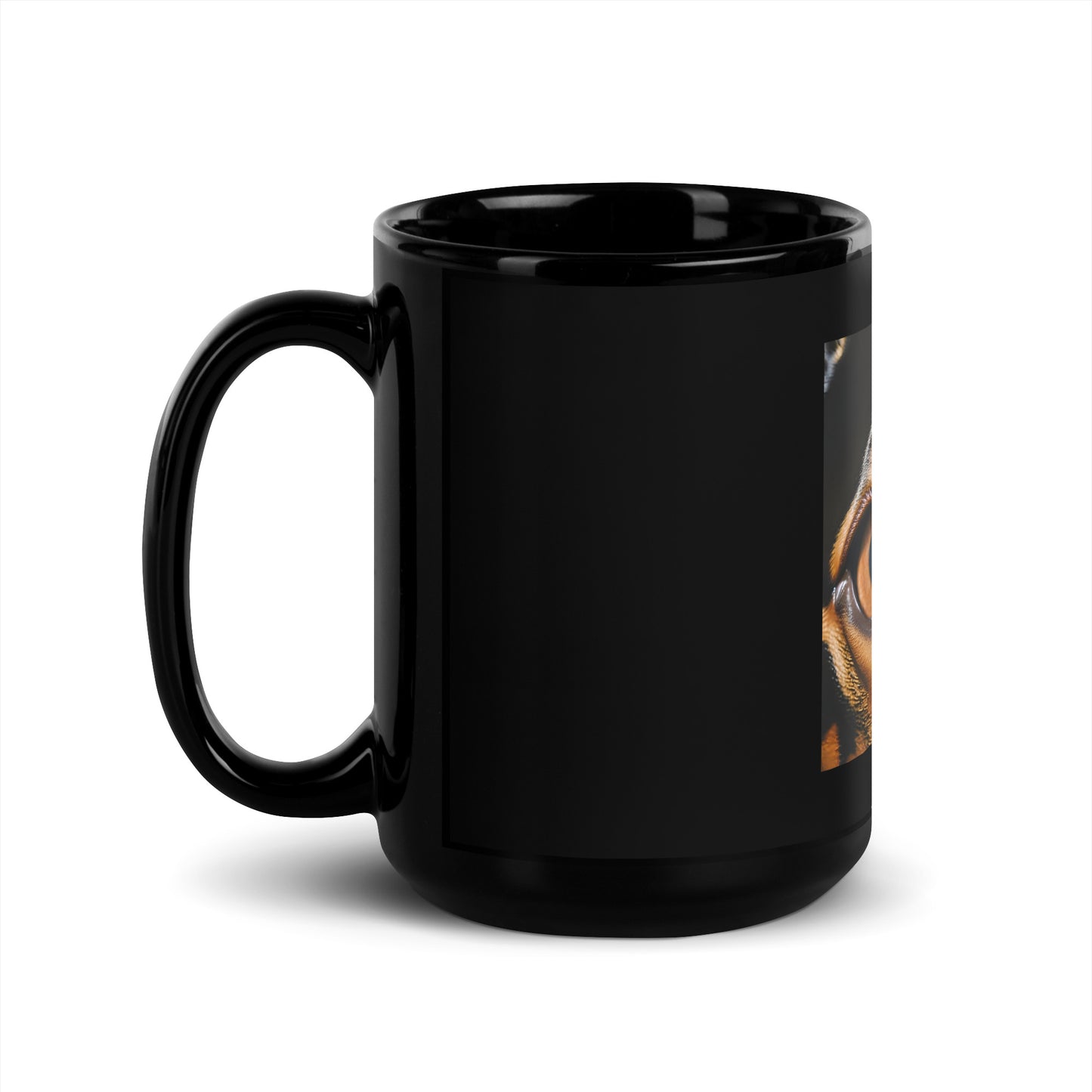 Eye 2 Black Glossy Mug
