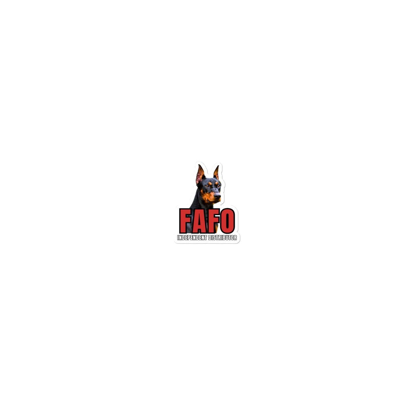 FAFO 1 Bubble-free stickers