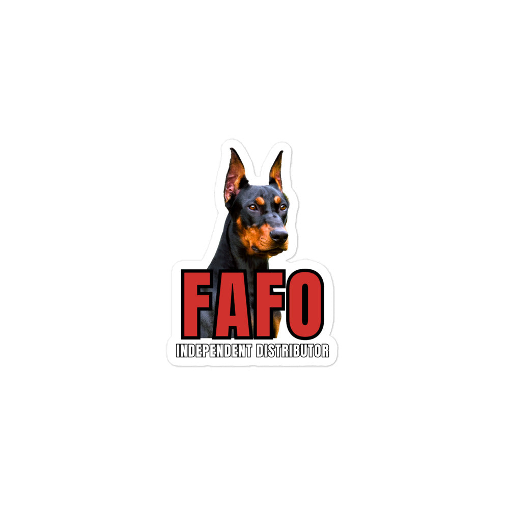 FAFO 1 Bubble-free stickers